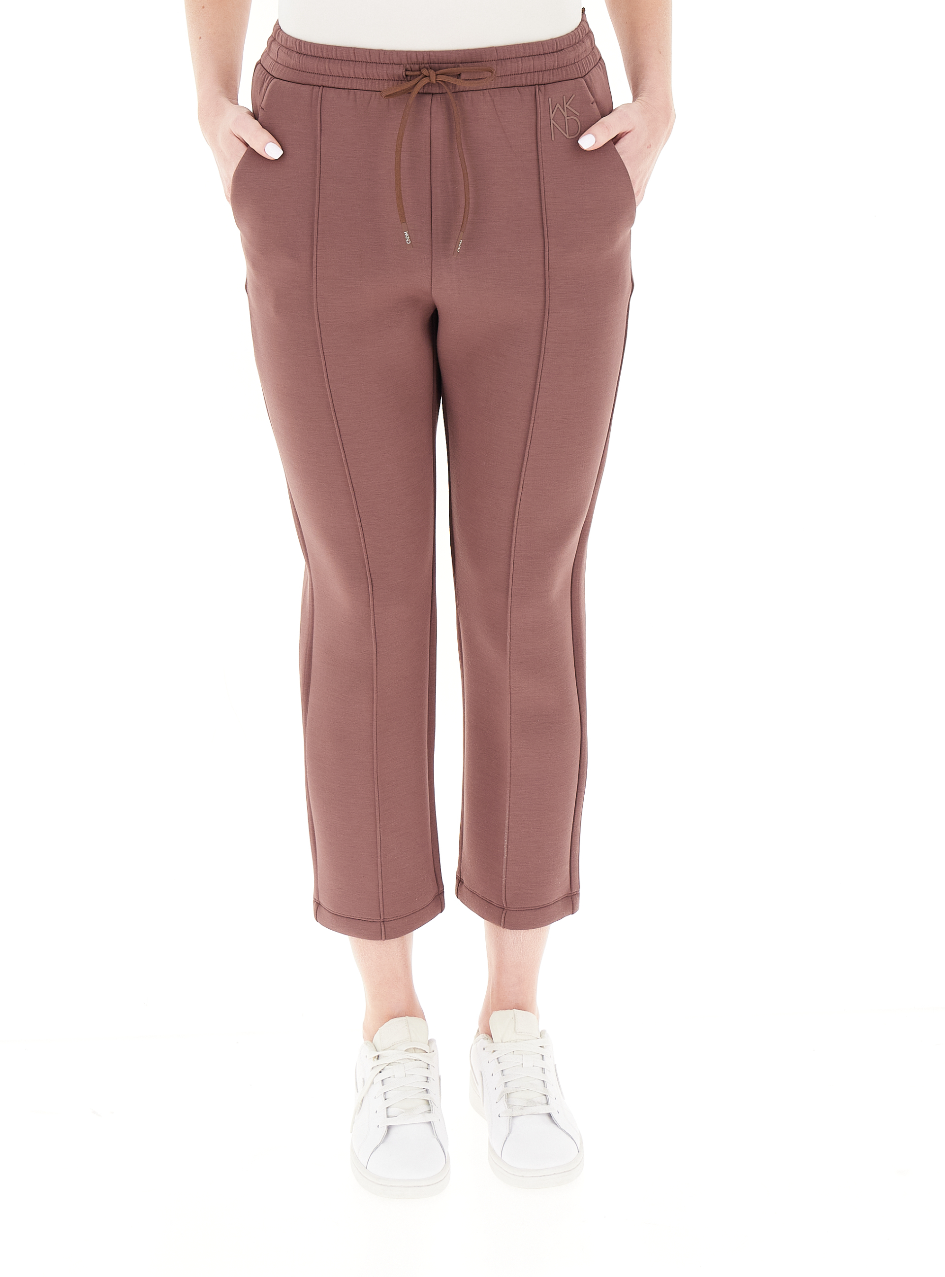 Pantalone cropped MARRONE