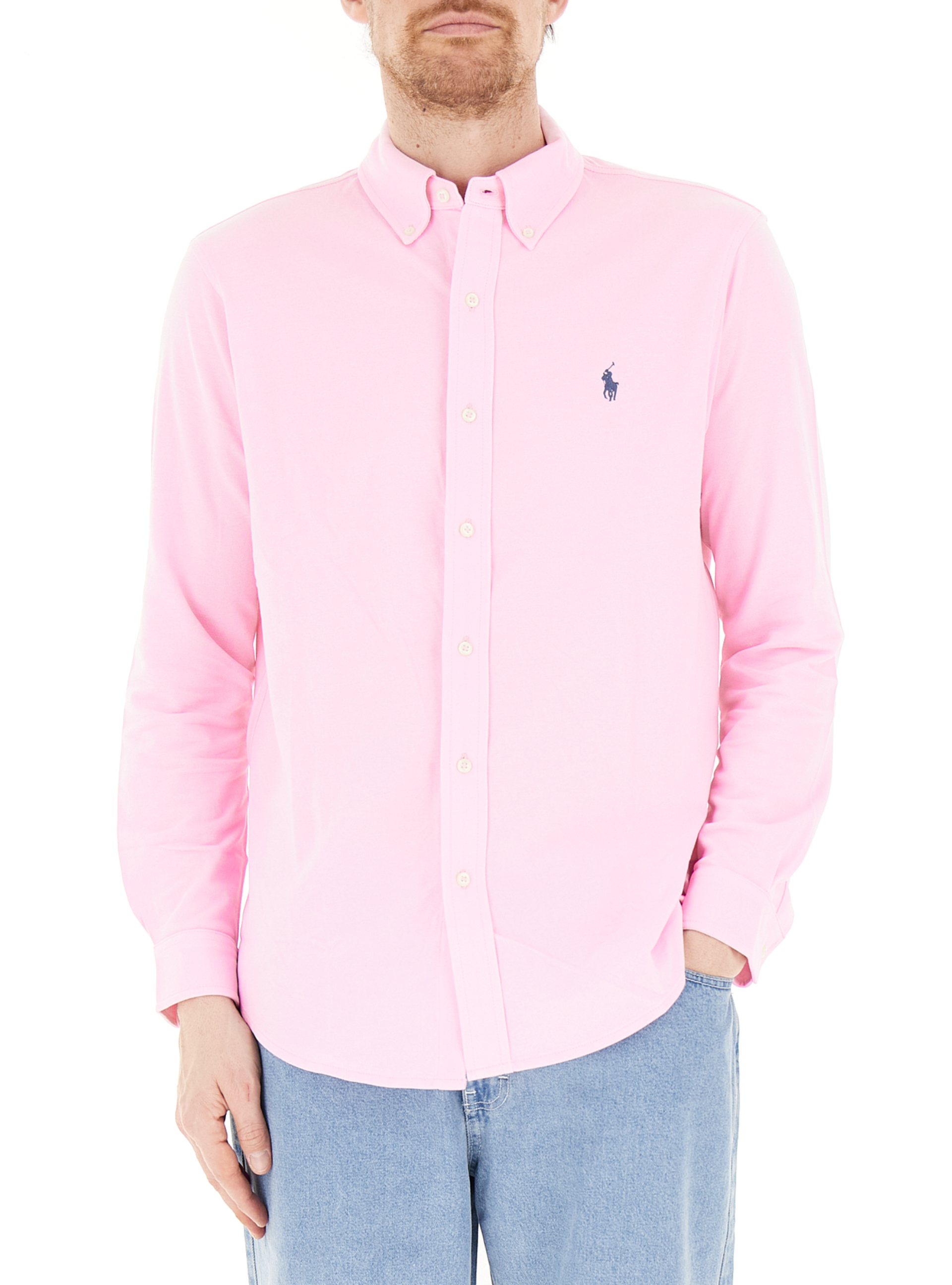 Camicia in cotone POLO ROSA