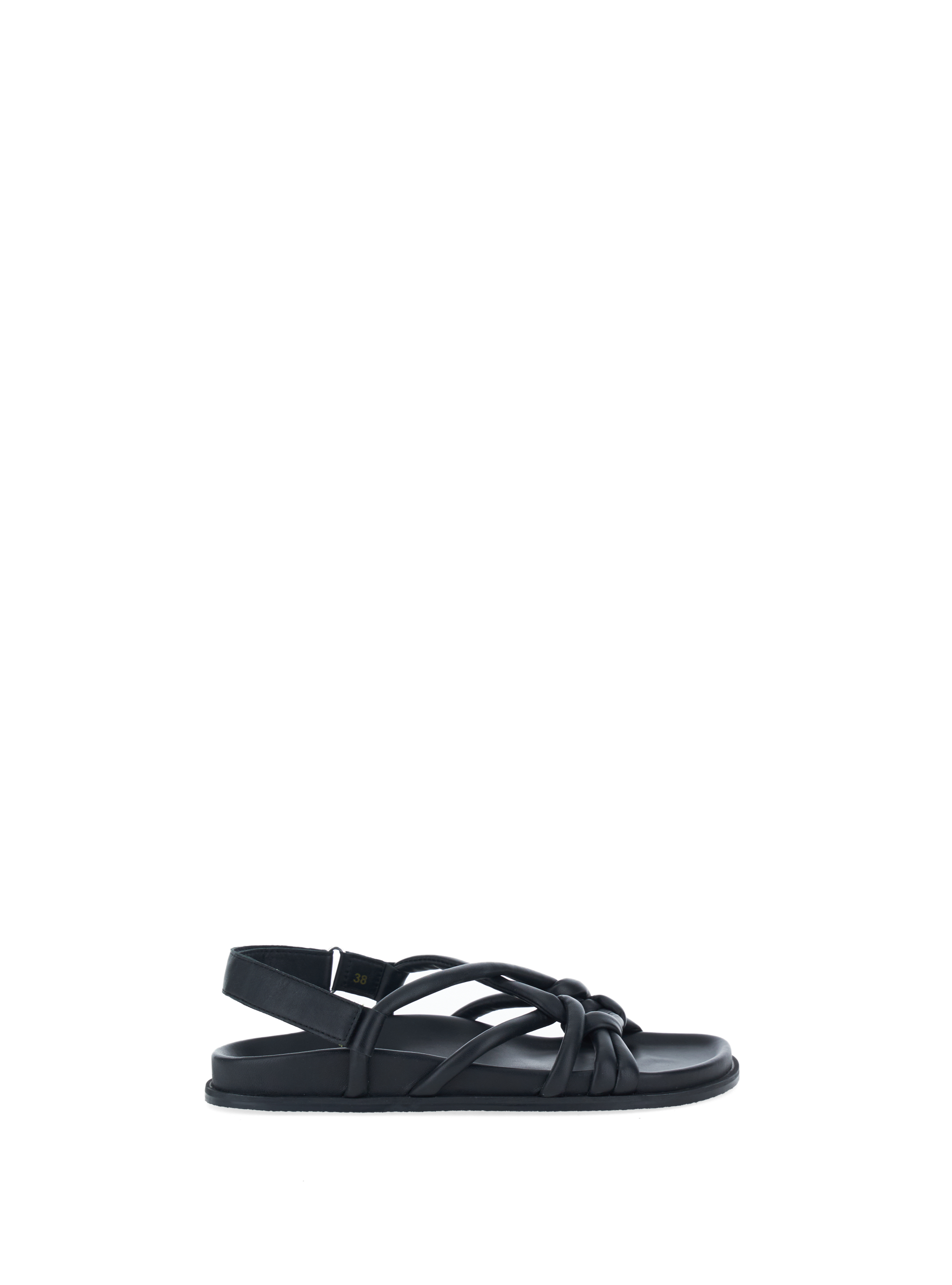 ELENA IACHI Sandali in pelle NERO
