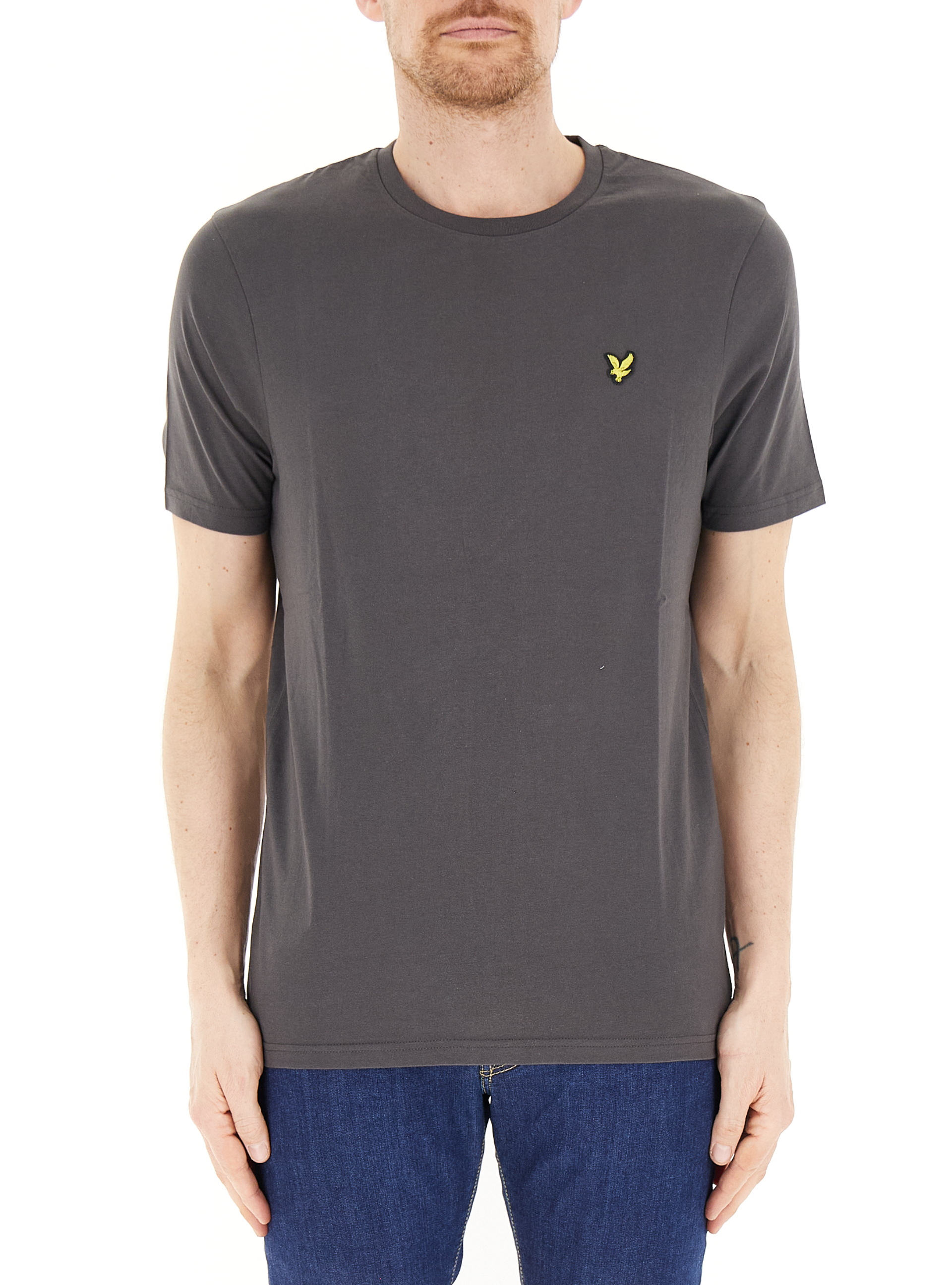 T-shirt girocollo GRIGIO SCURO L