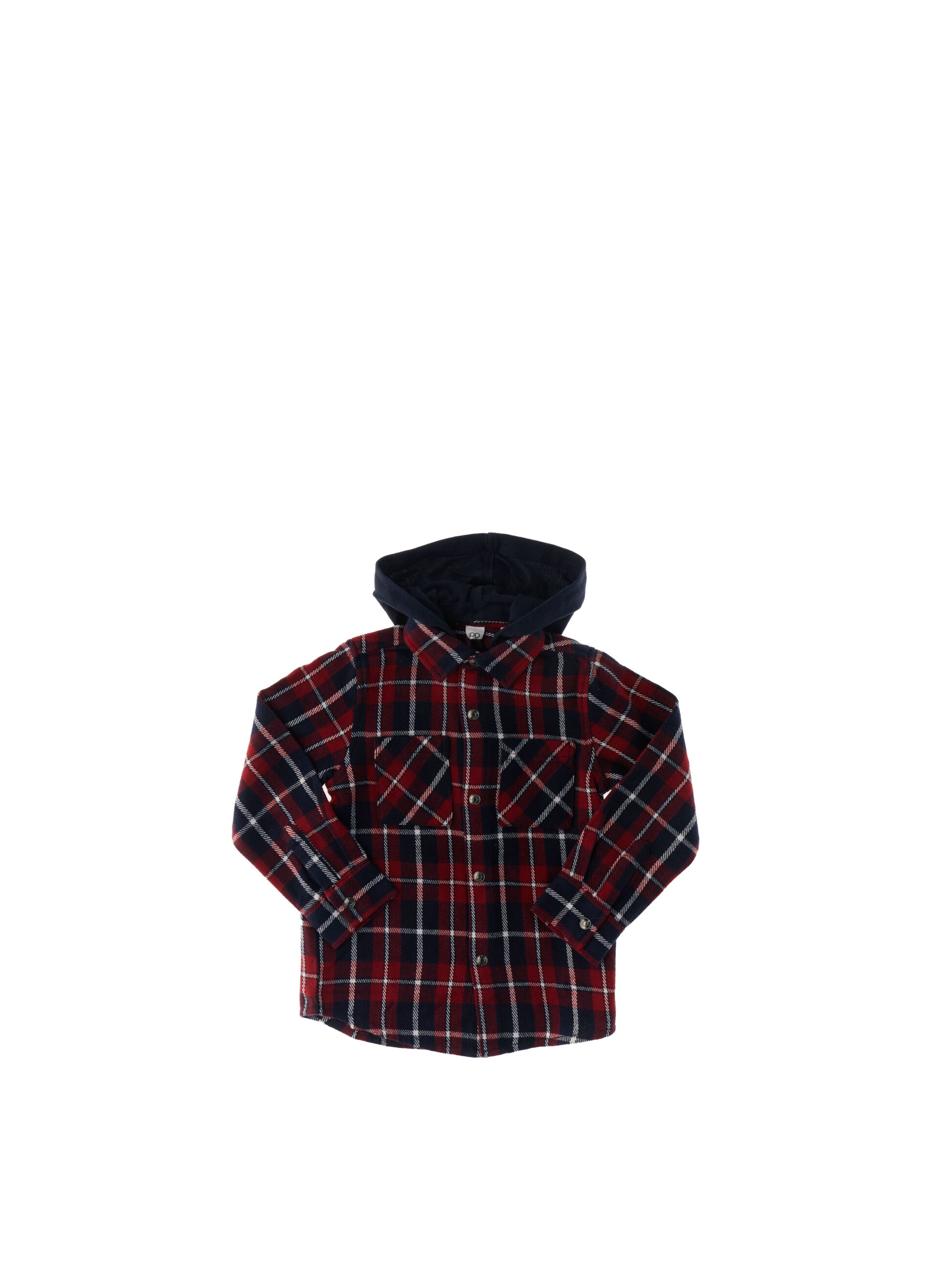 IDO Camicia a quadri ROSSO