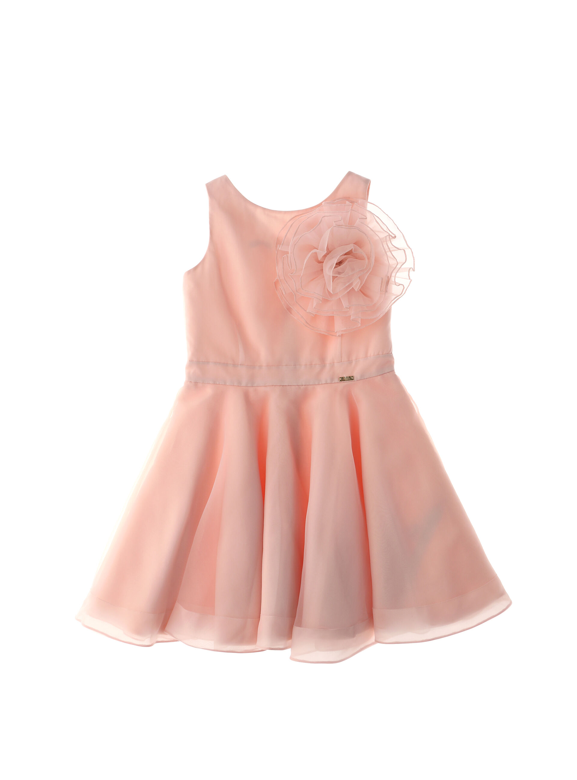 Abito in organza JUNIOR ROSA
