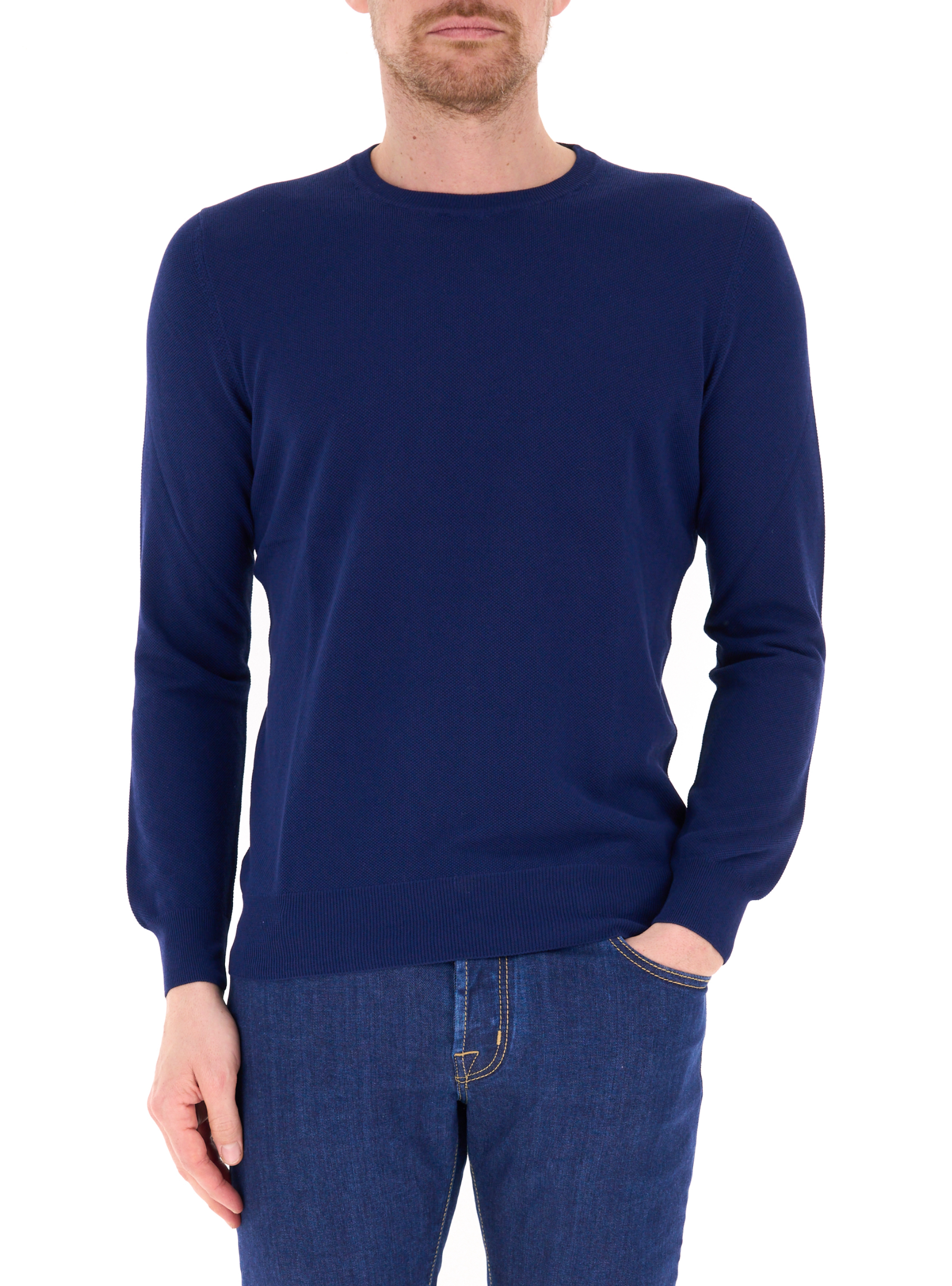 GRAN SASSO Maglia girocollo BLU