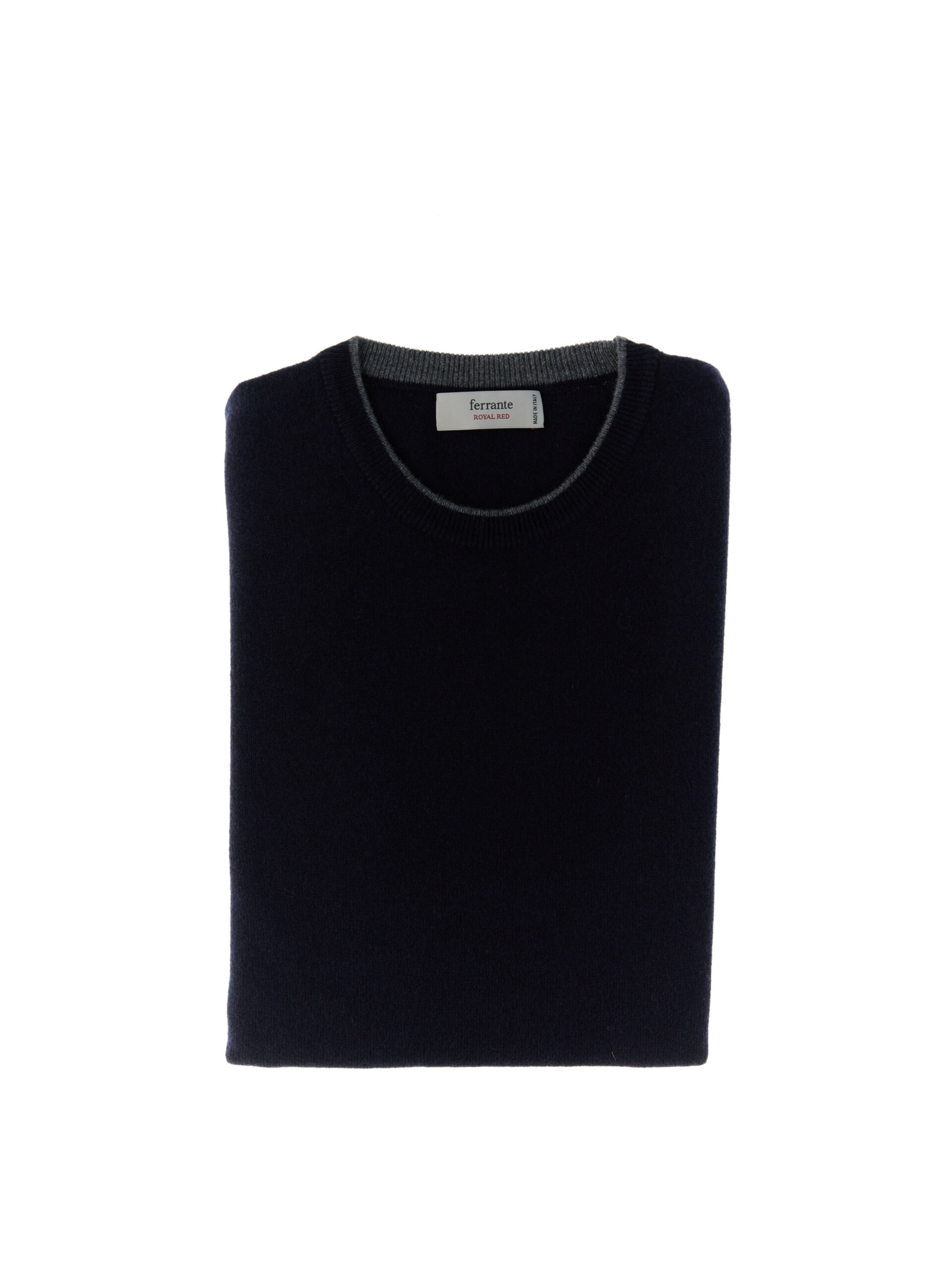 Maglione lana cashmere BLU NOTTE