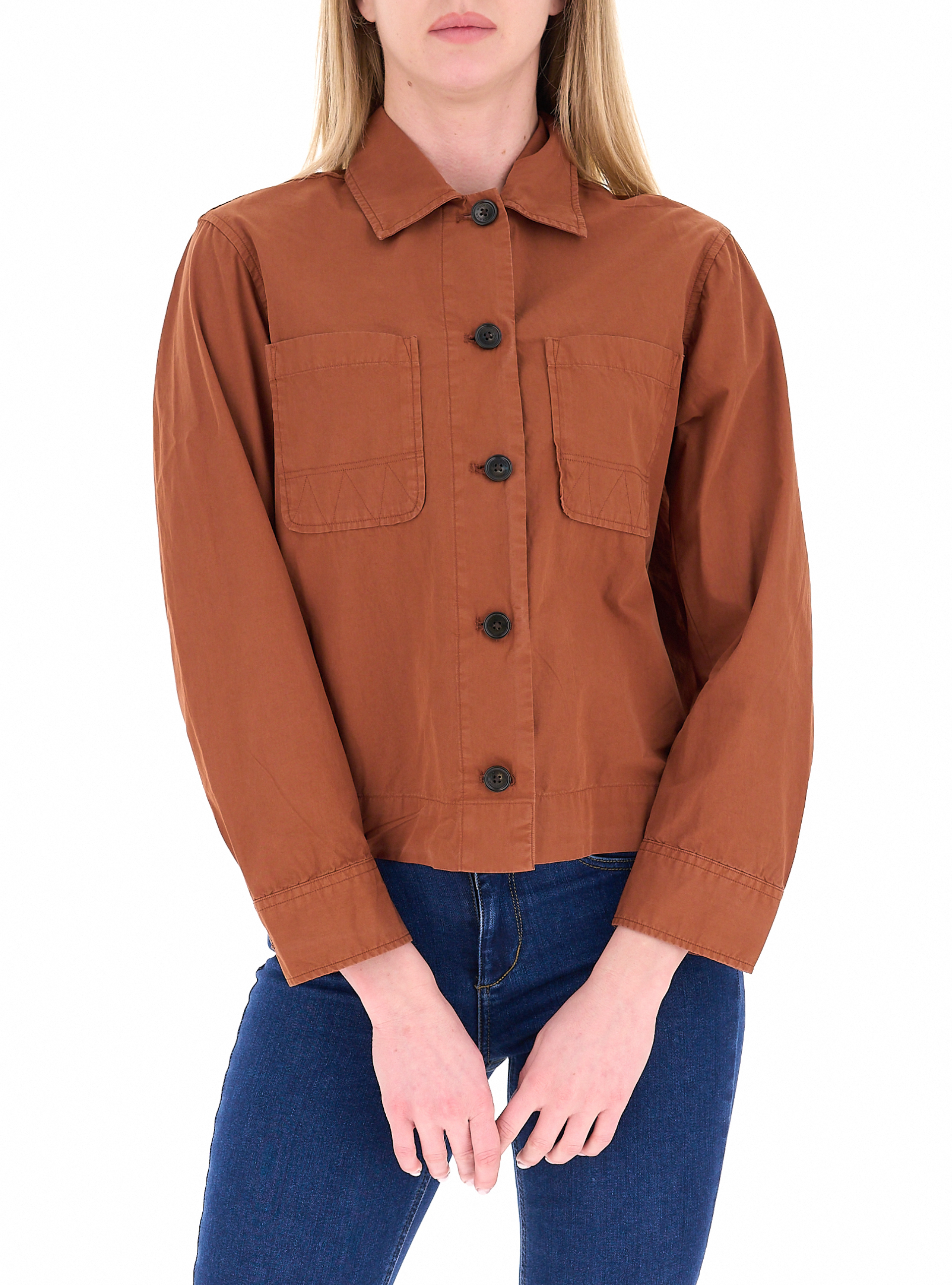 WOOLRICH Giacca overshirt MATTONE
