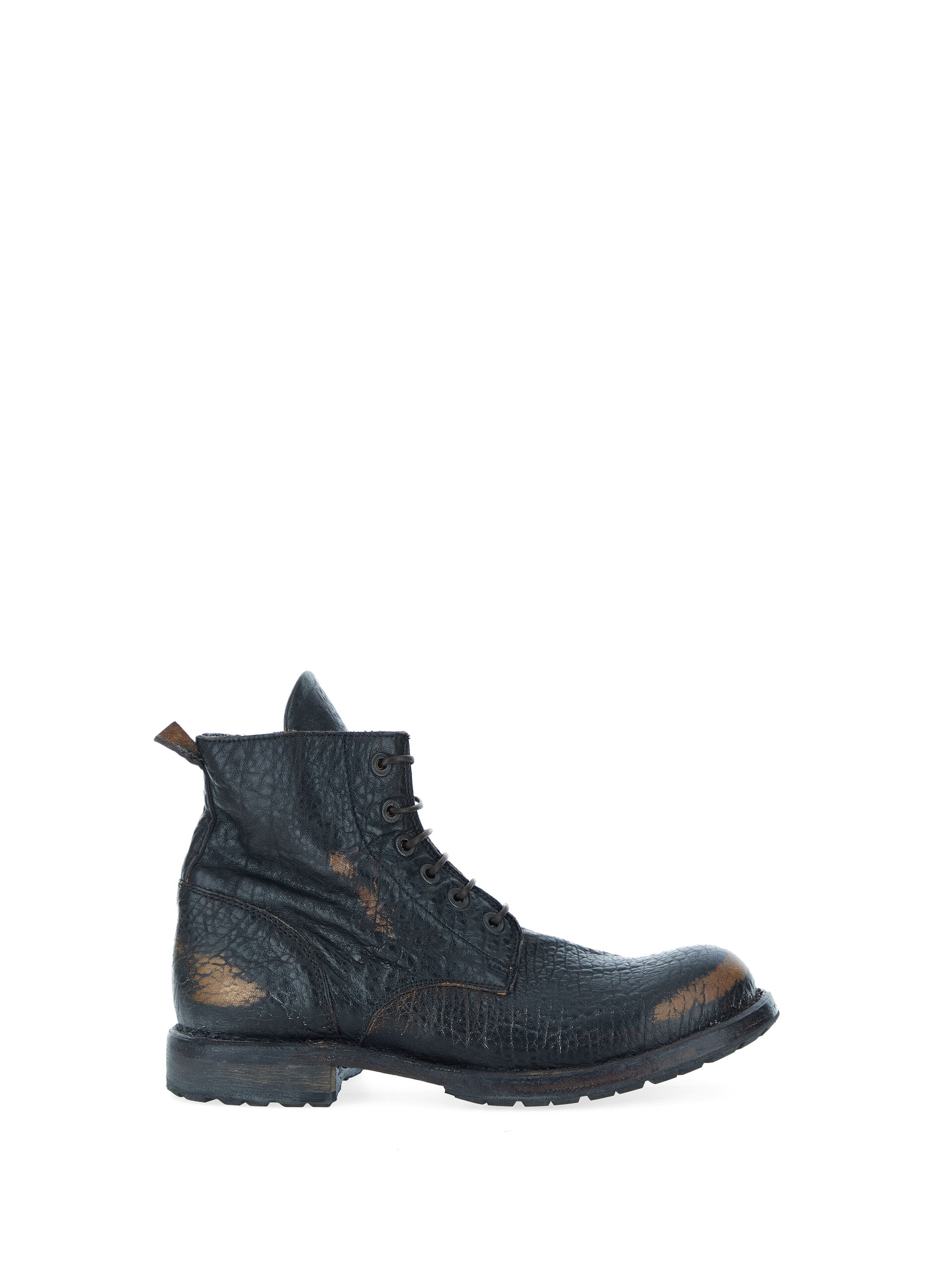 MOMA Anfibi in pelle NERO 44