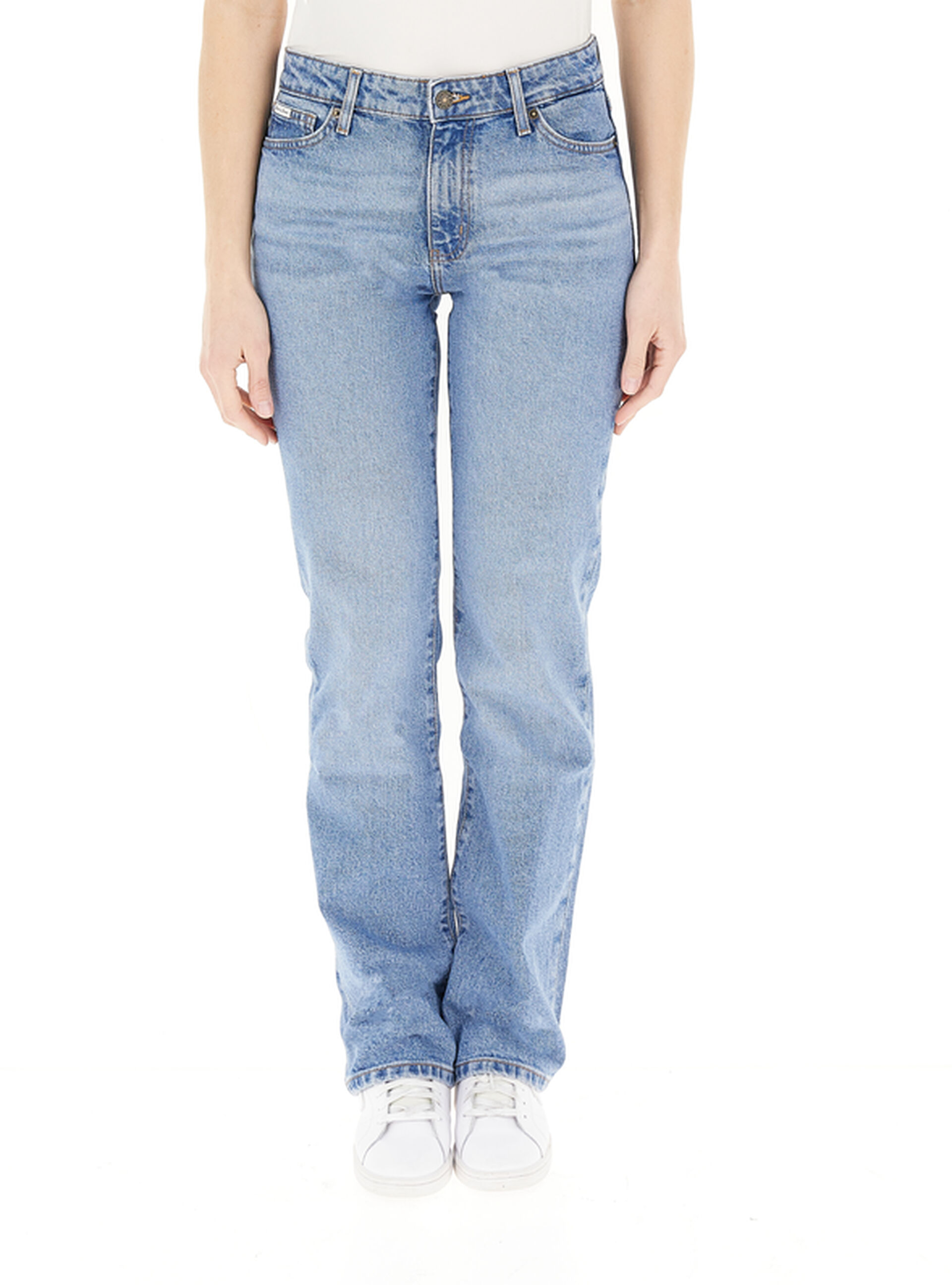 Jeans straight BLU CHIARO