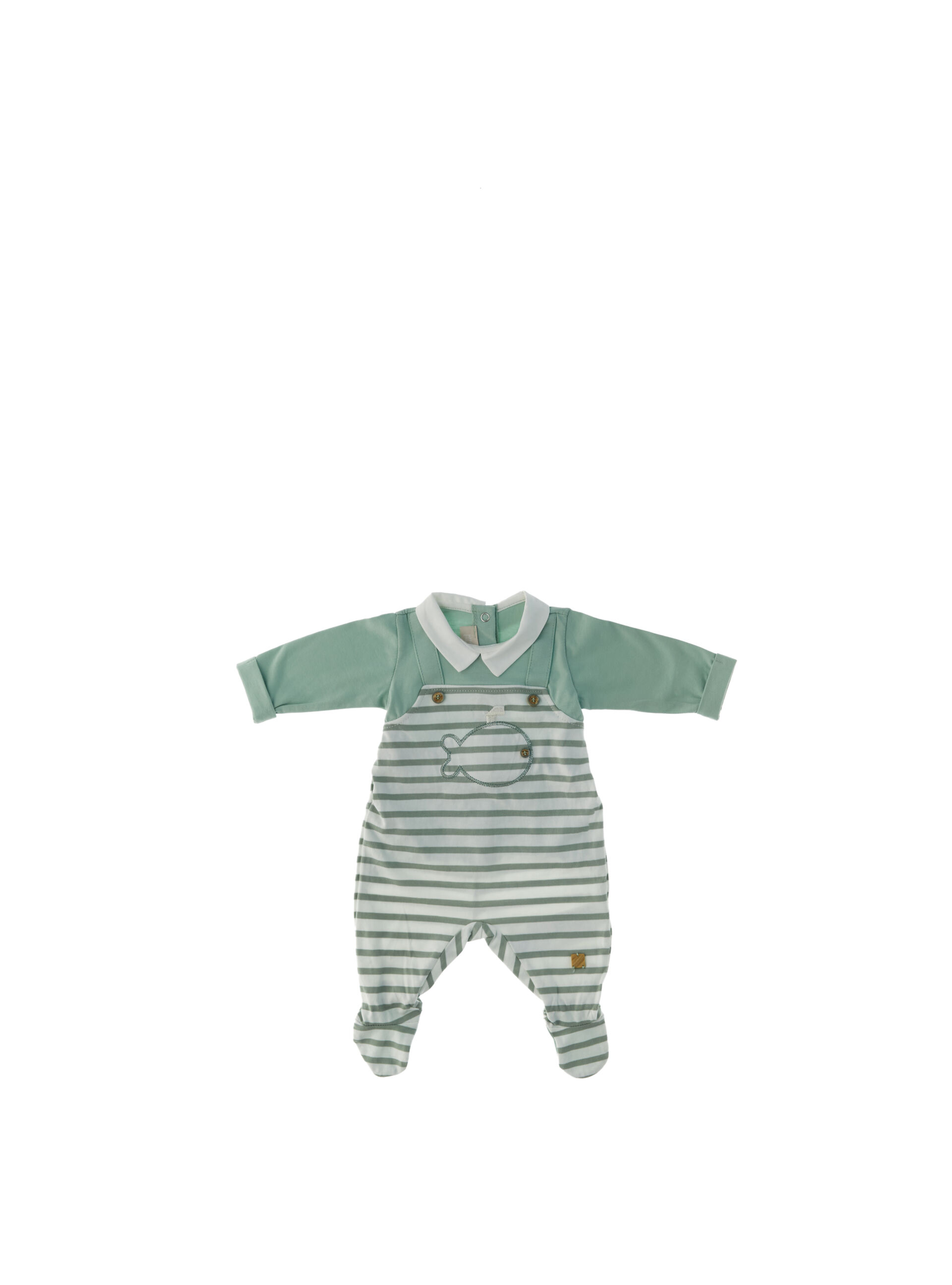 Tutina in cotone SALVIA 062/3M