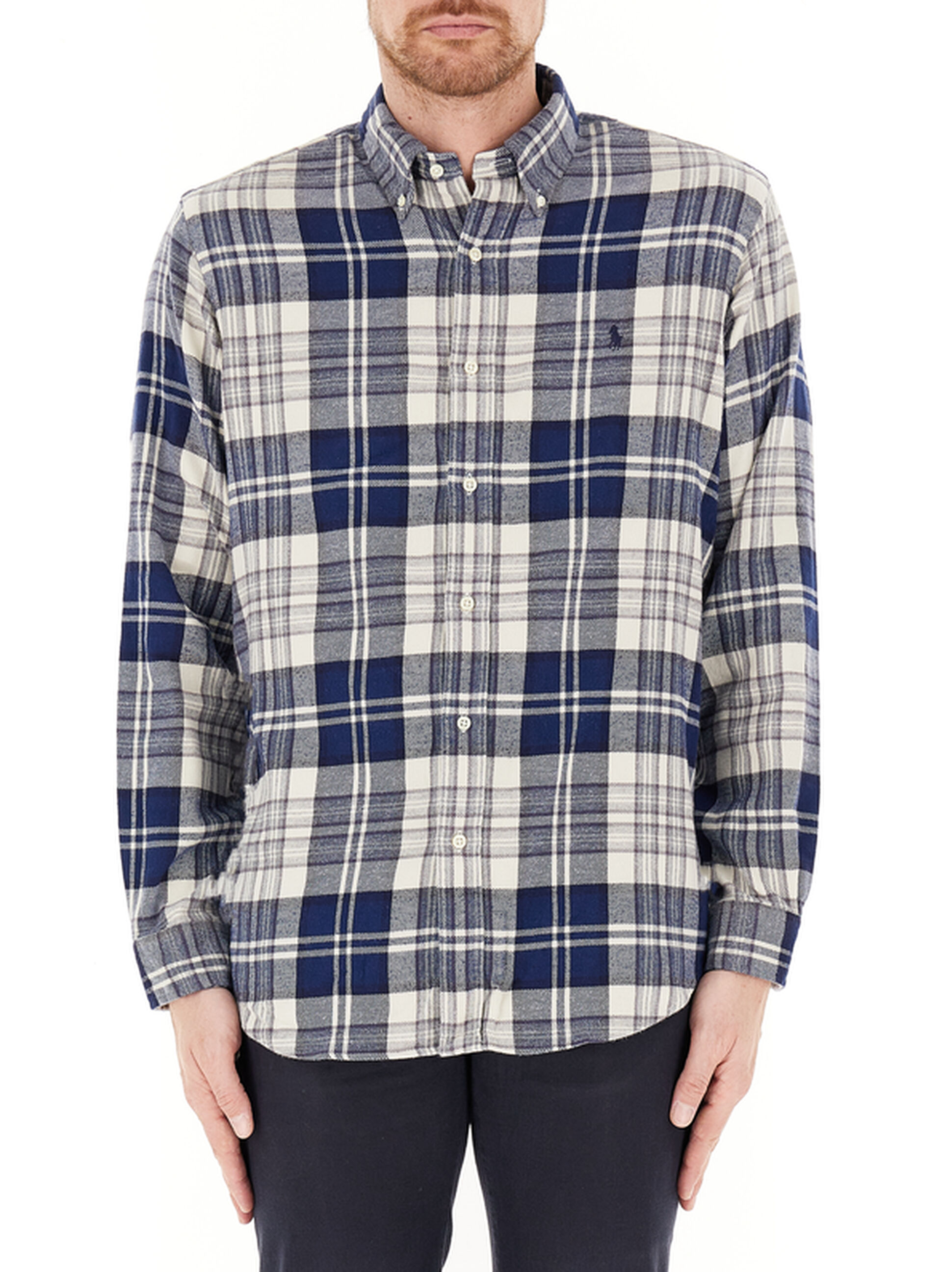 Camicia a quadri POLO BLU S