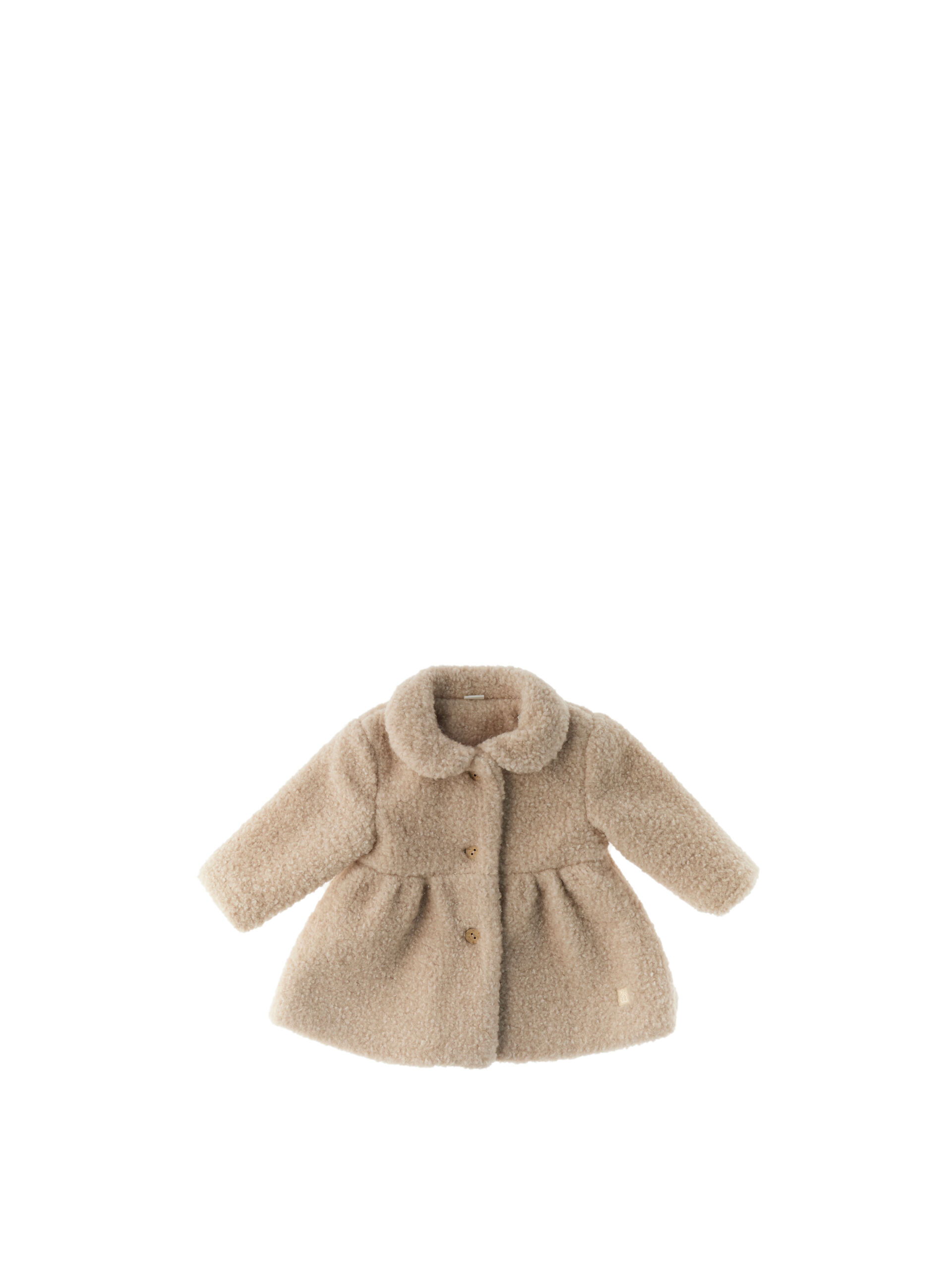 Cappotto monopetto NURSERY BEIGE