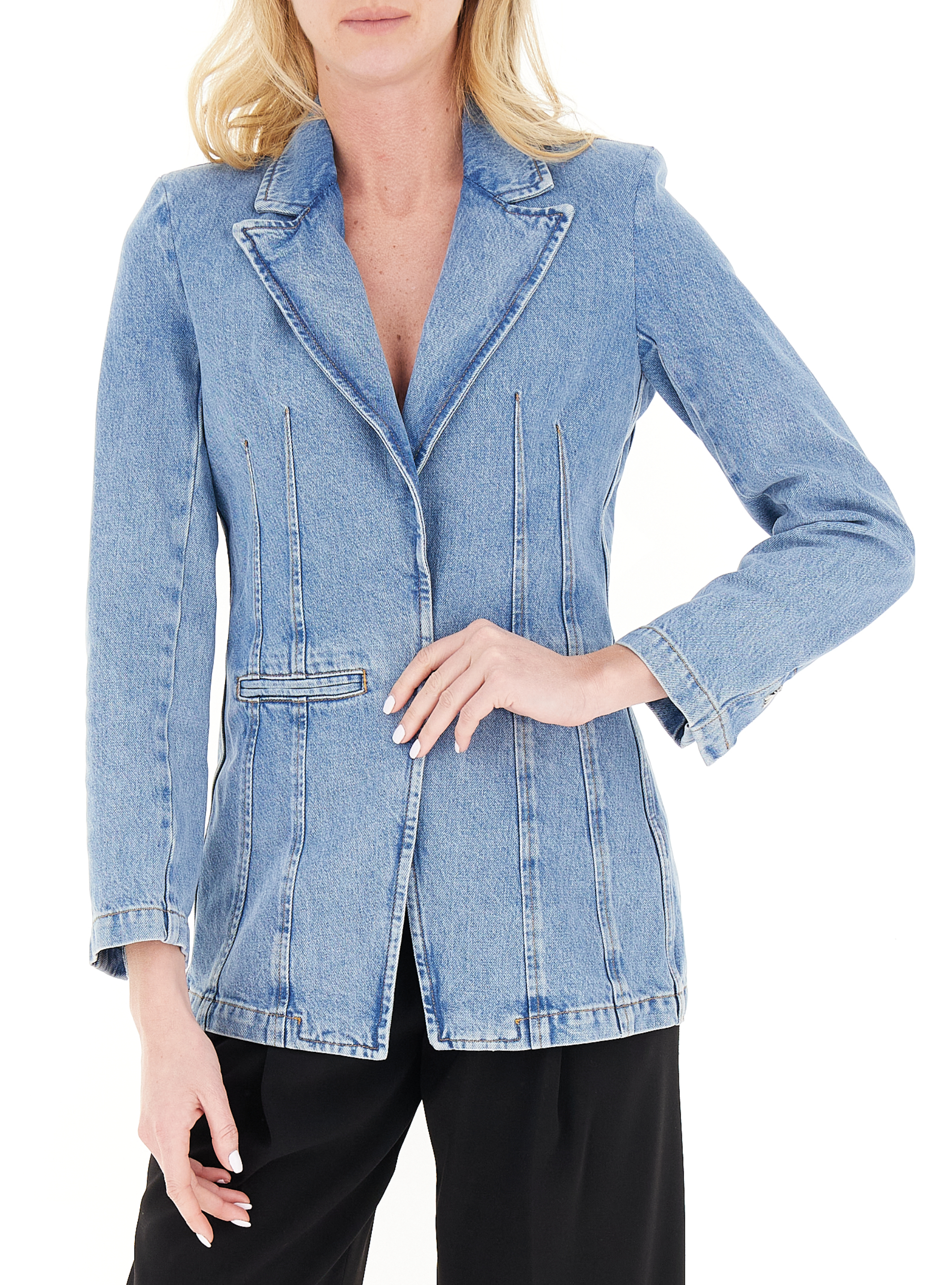 Blazer in jeans BLU 42