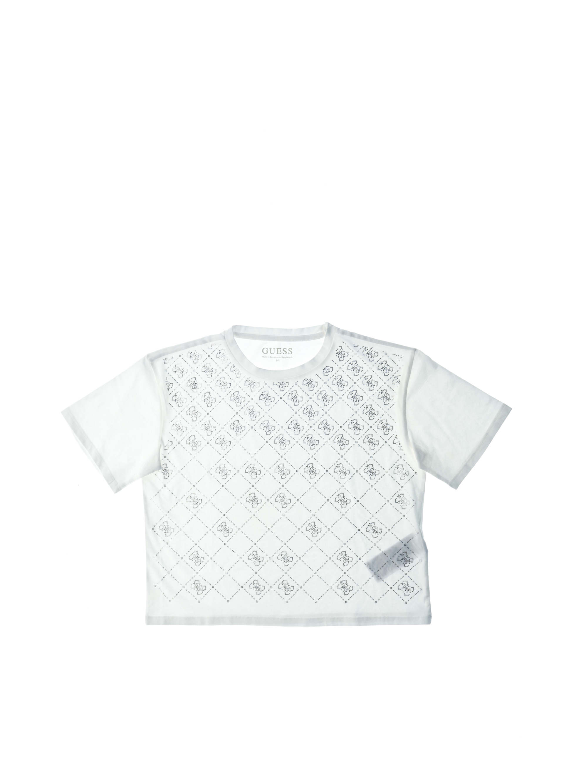 T-shirt con strass GUESS KIDS