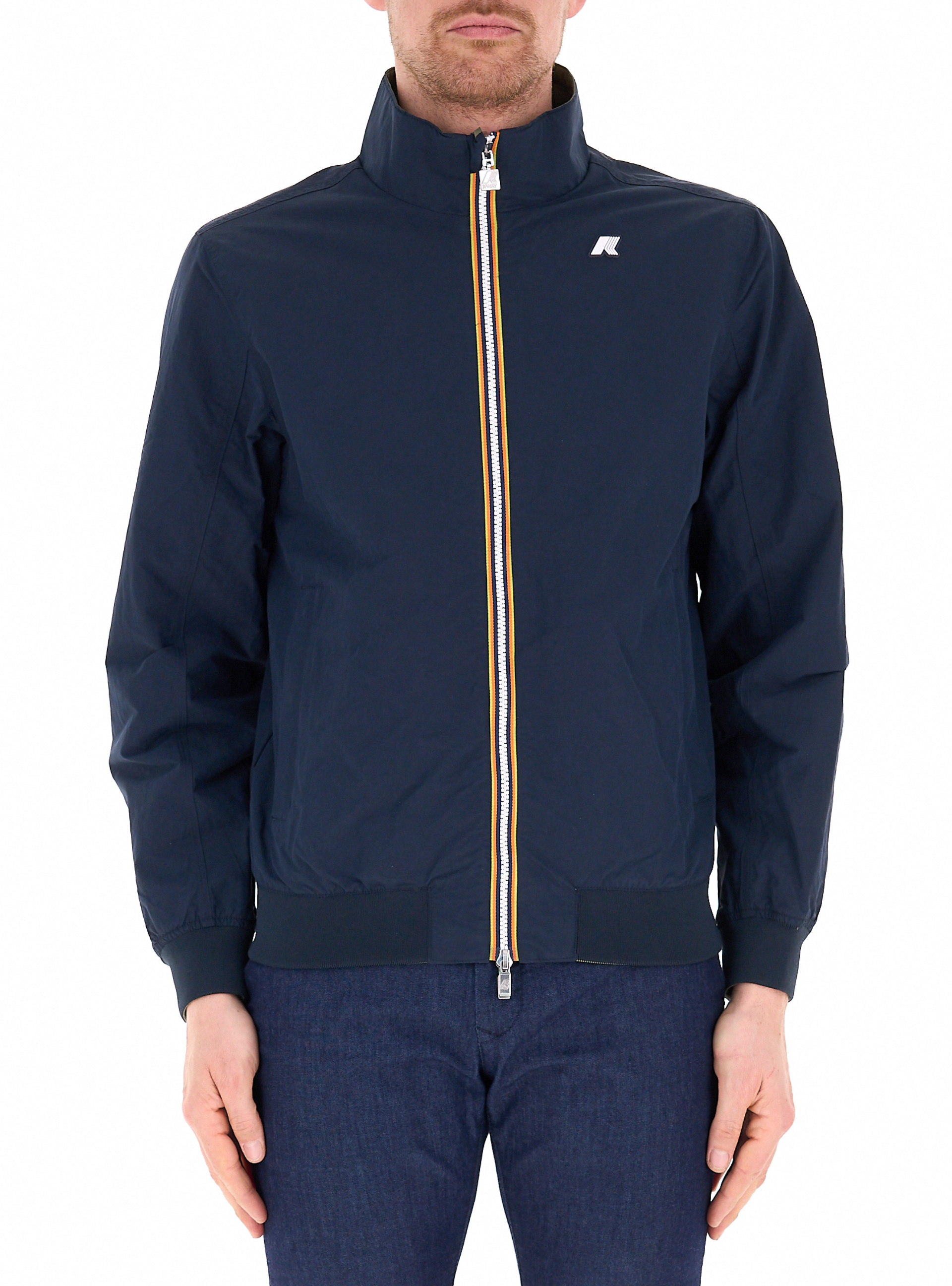 K-way Bomber reversibile BLU NAVY