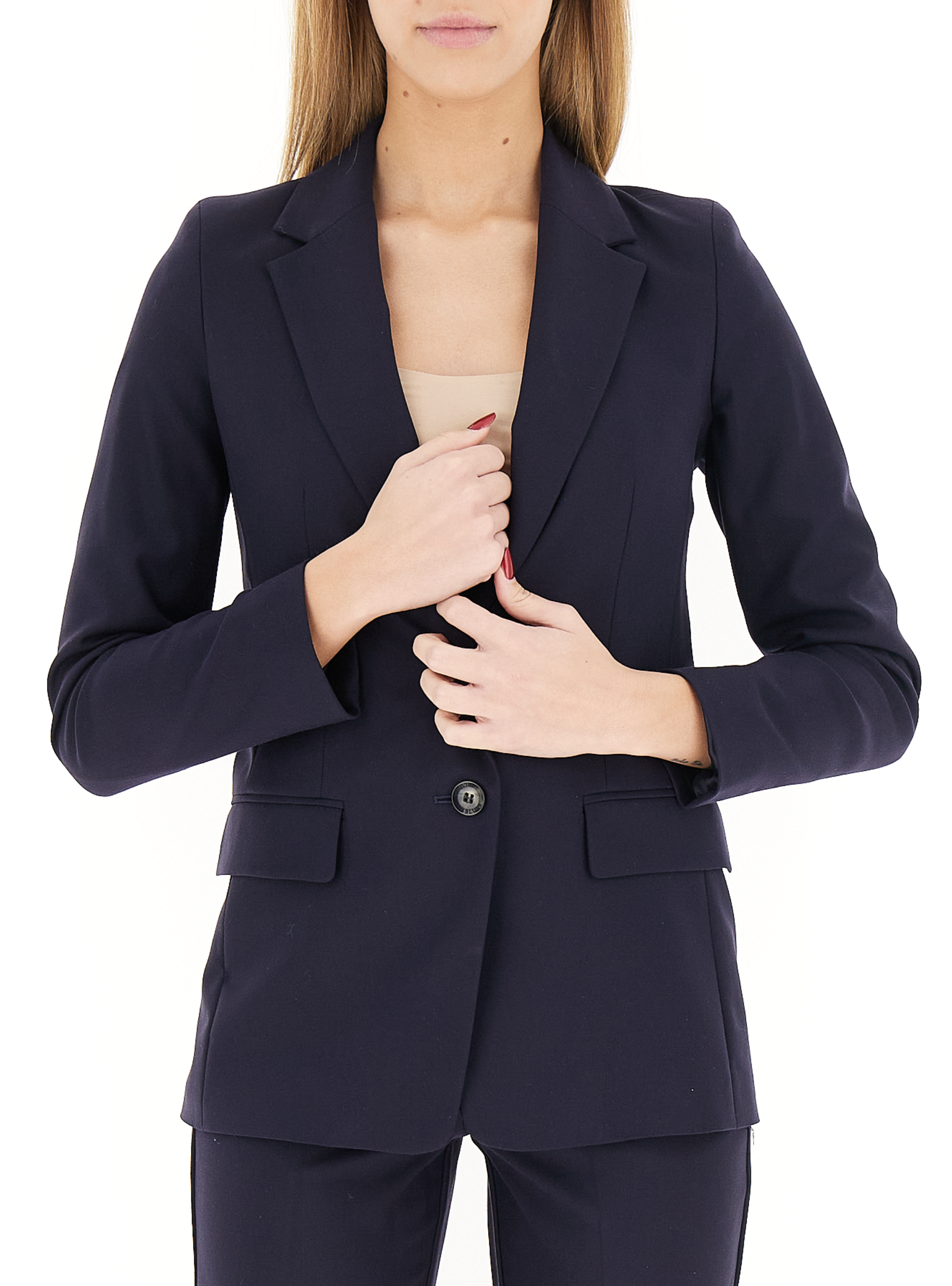 Blazer monopetto BLU SCURO 48
