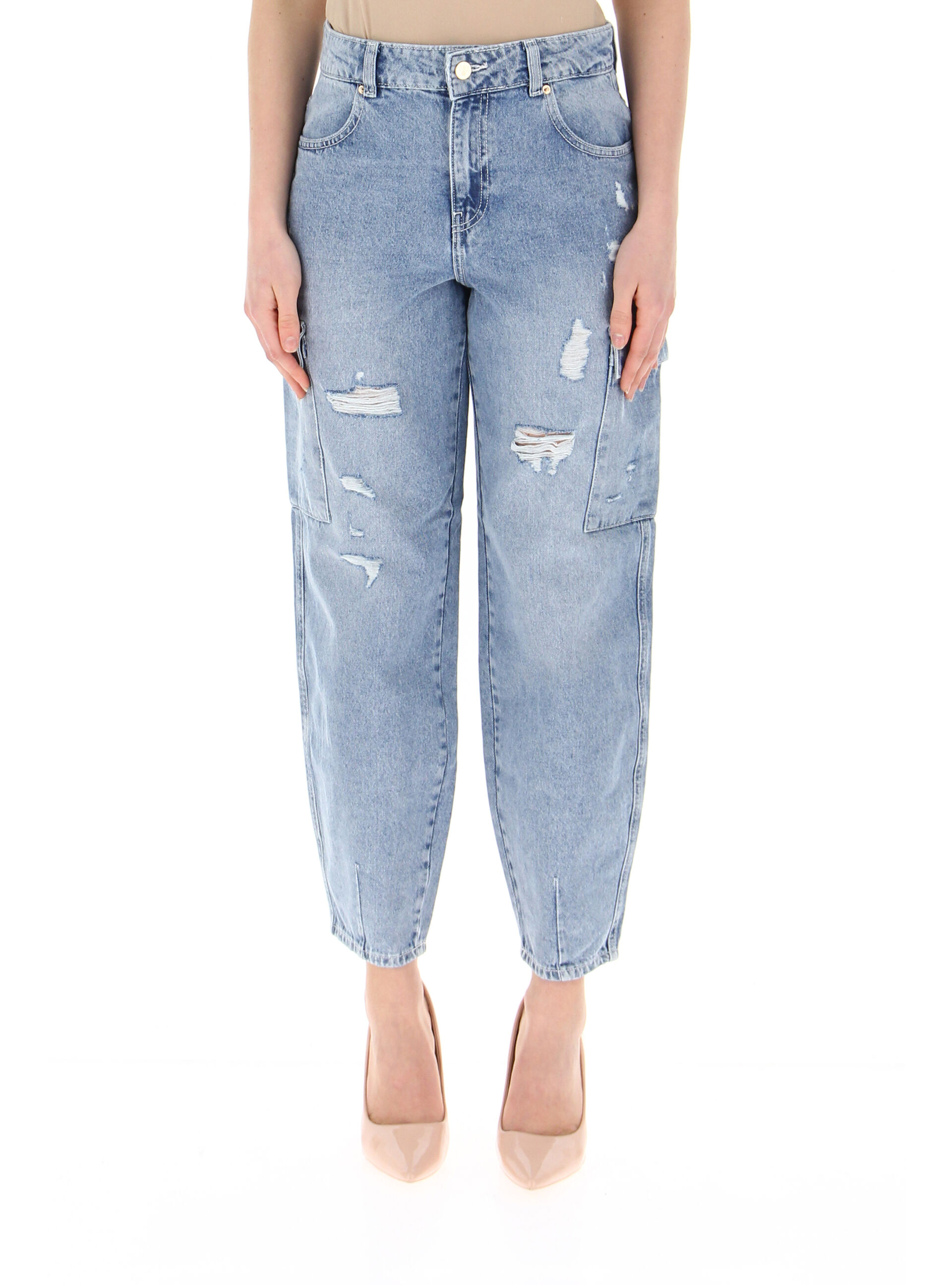 FRACOMINA Jeans cargo BLU