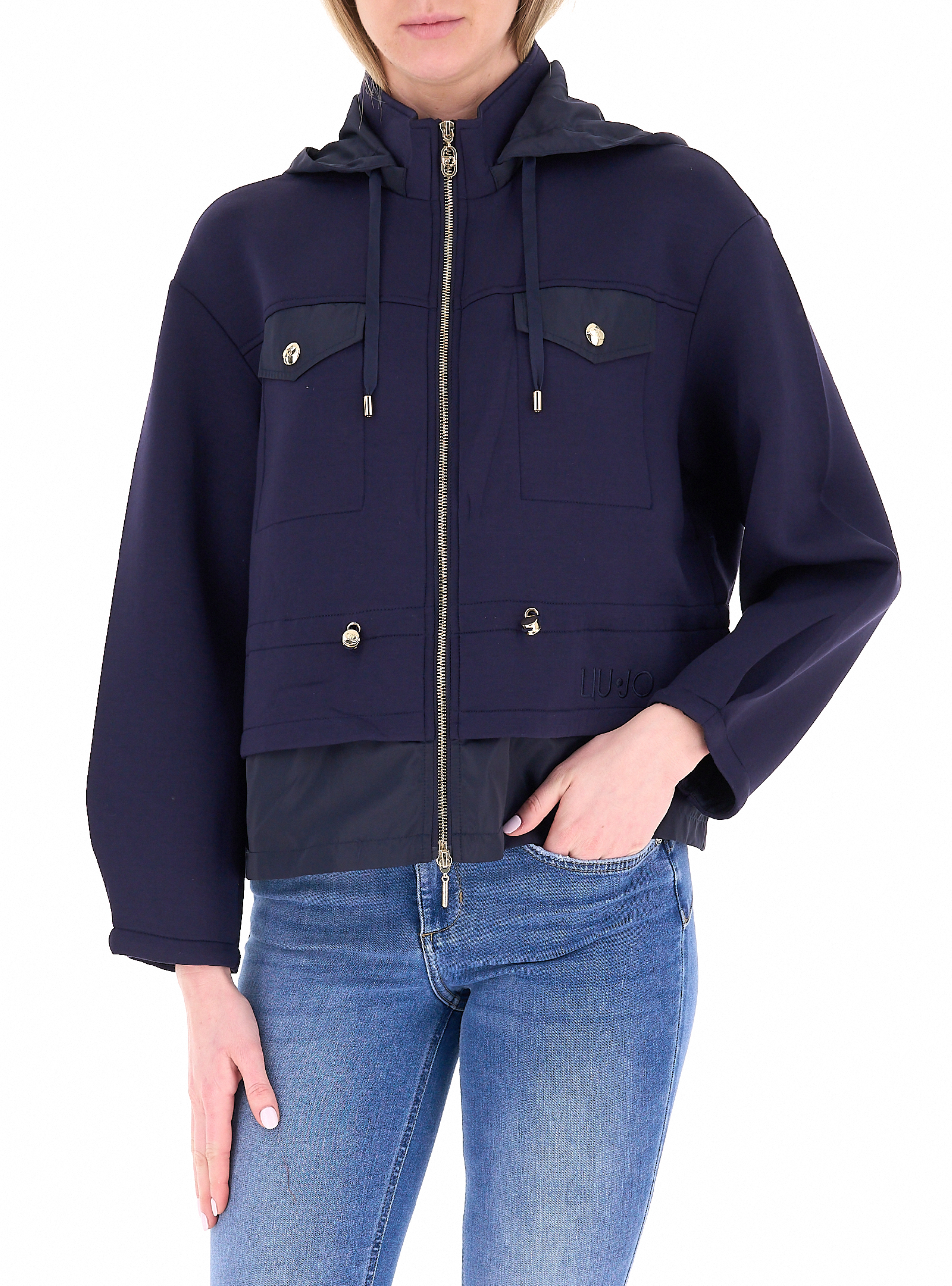 Giubbino in viscosa SPORT BLU NAVY M