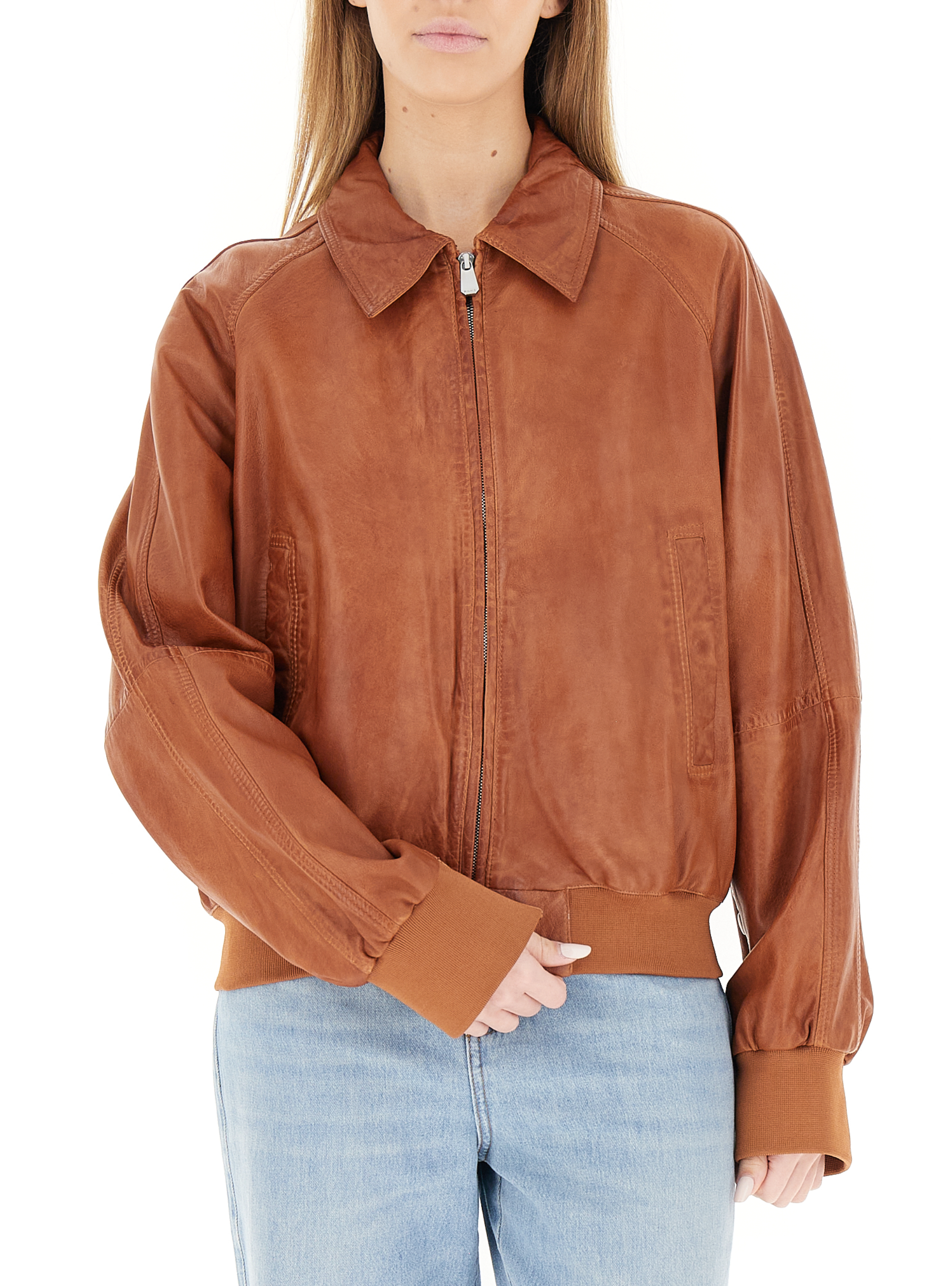 Bomber in pelle PINKO