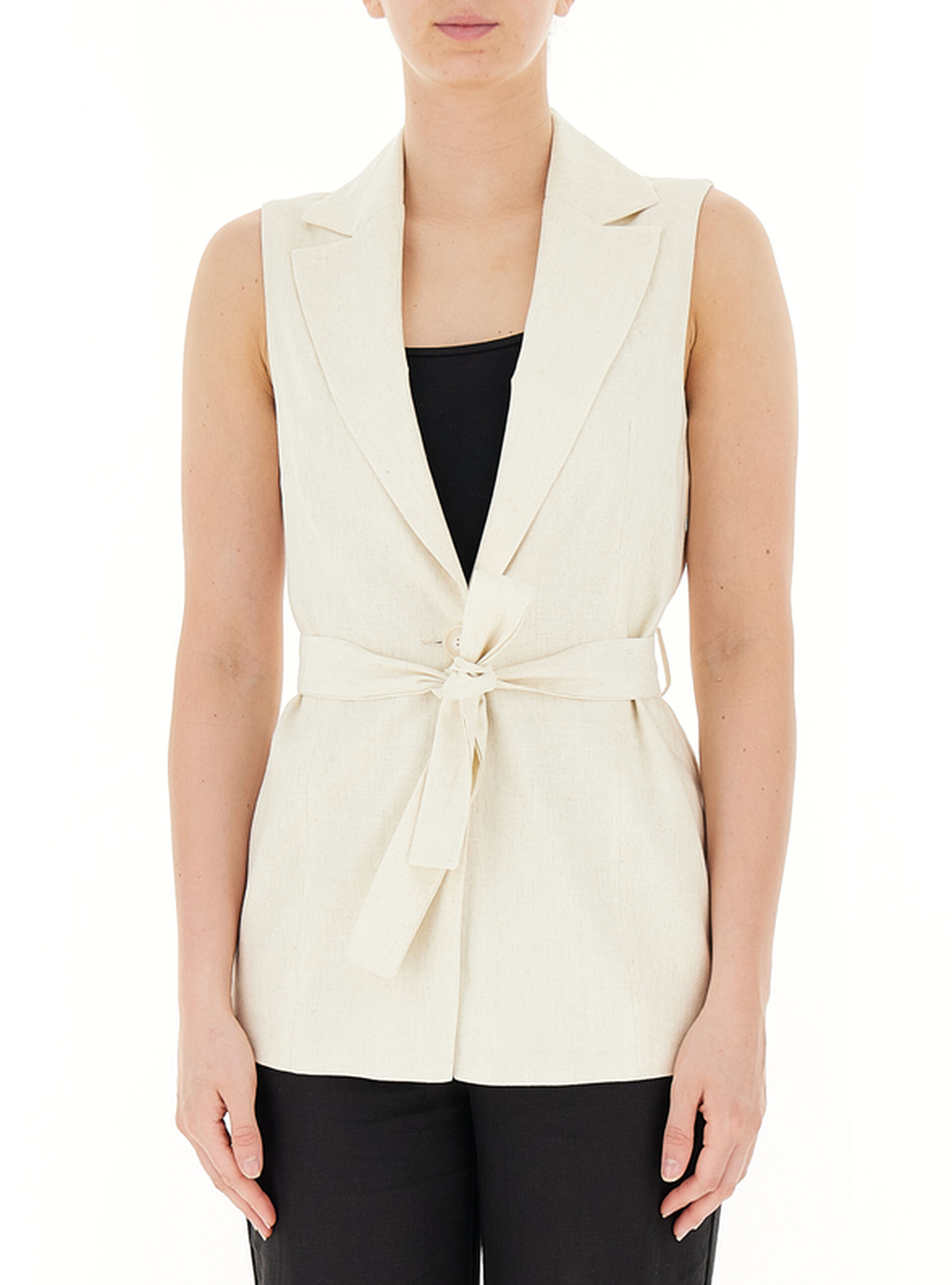 Blazer smanicato BEIGE