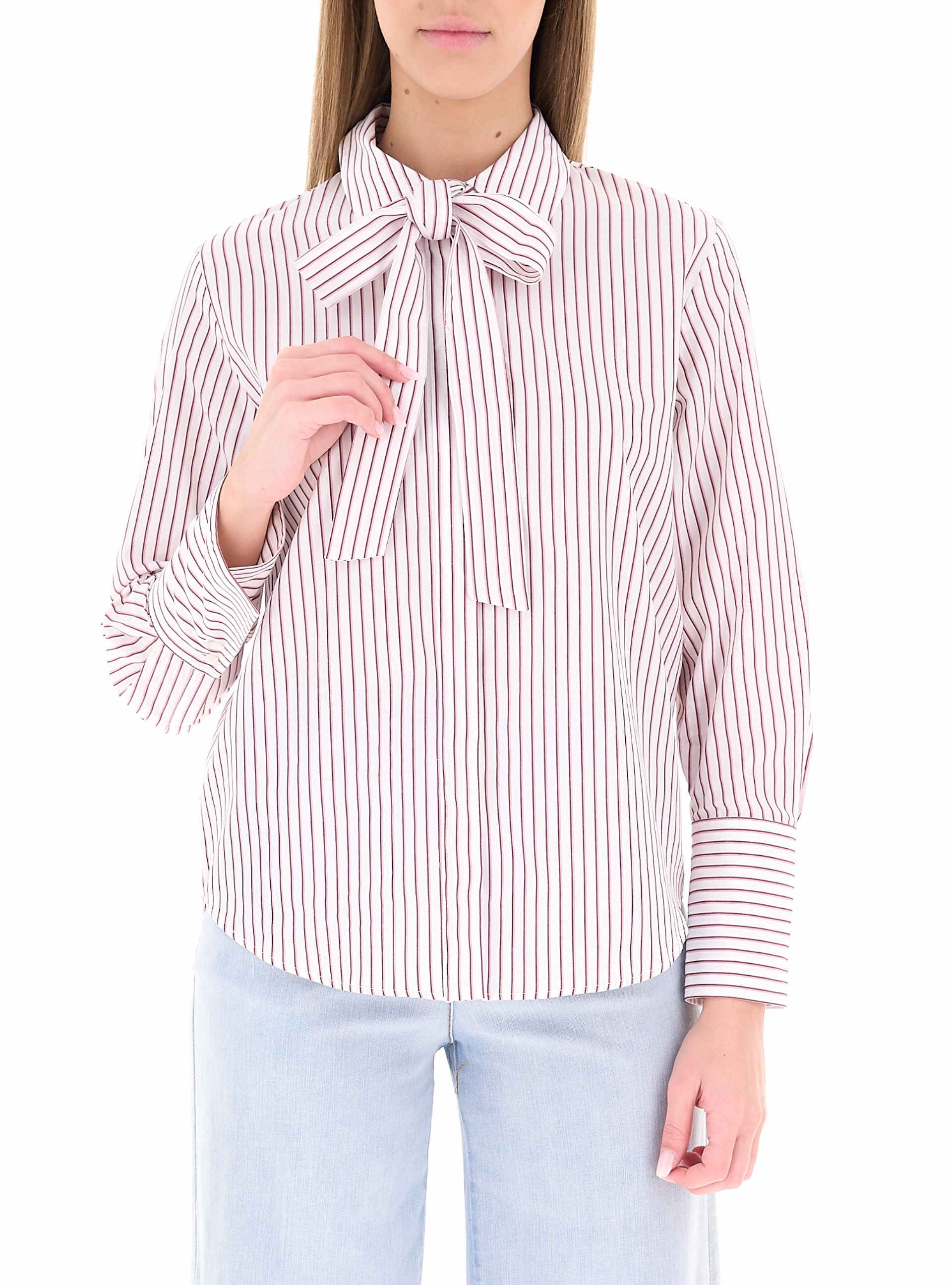 Camicia con fiocco CILIEGIA 46