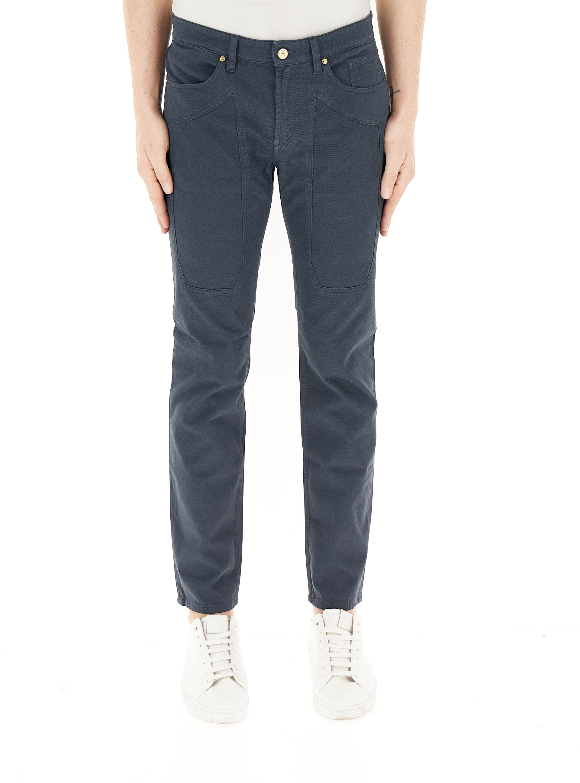 JECKERSON Pantalone slim BLU AVIO