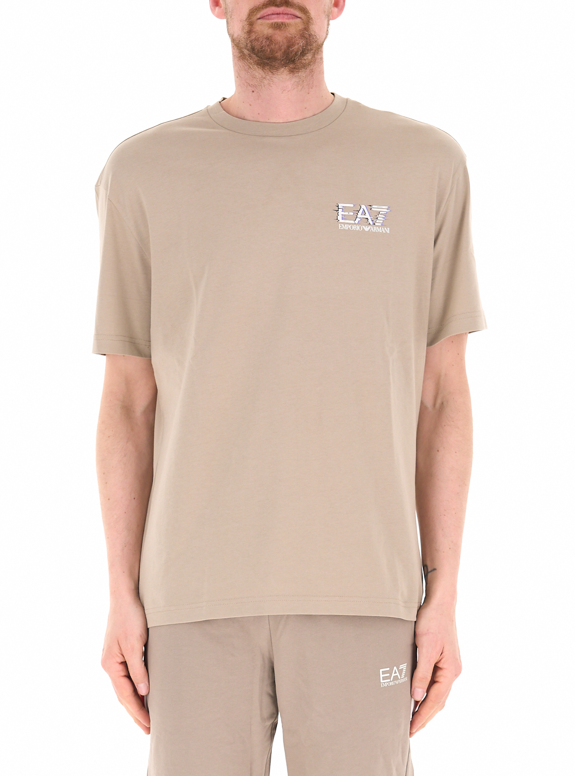 T-shirt in cotone BEIGE