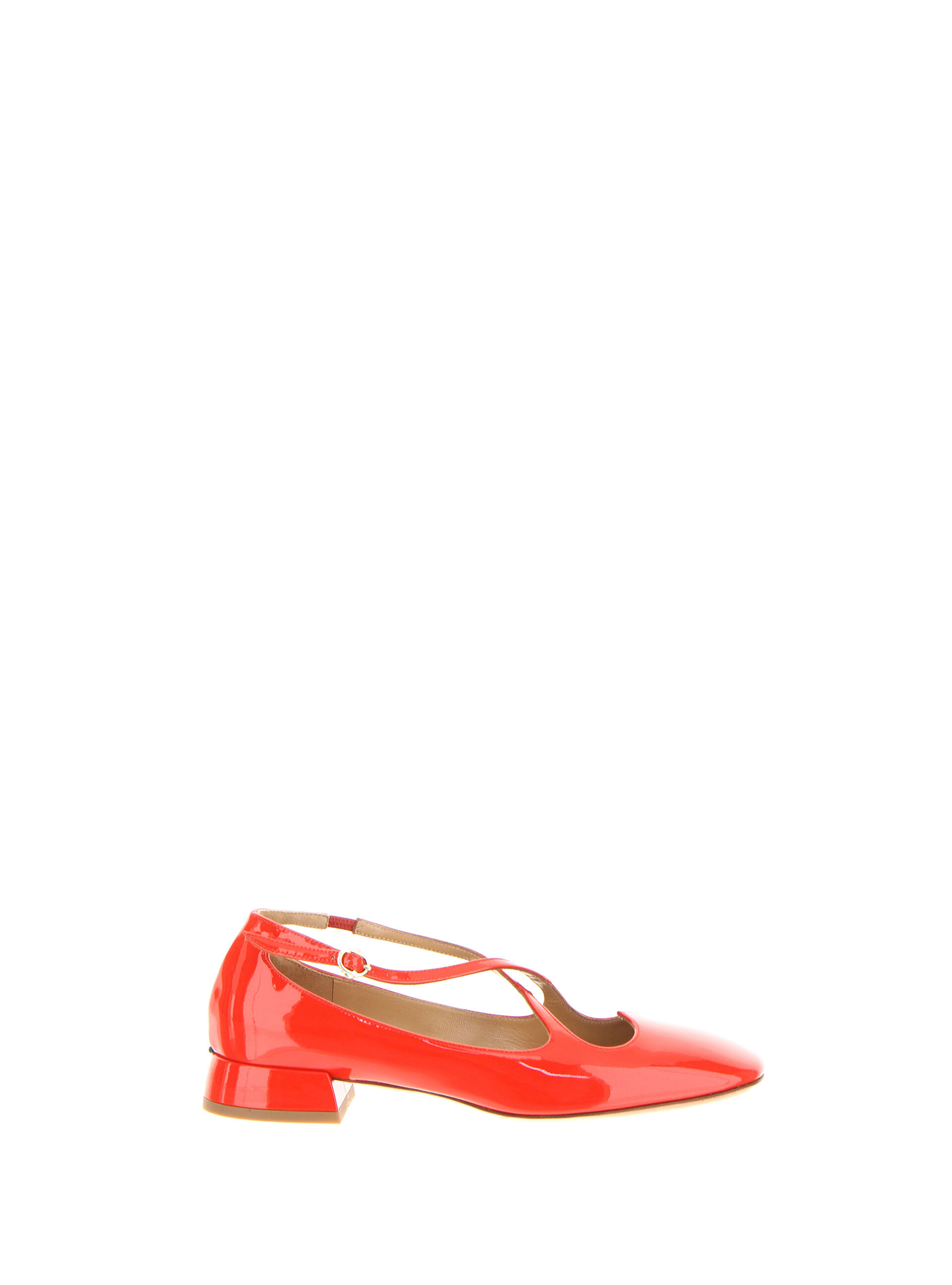 Ballerine pelle verniciata ROSSO 39