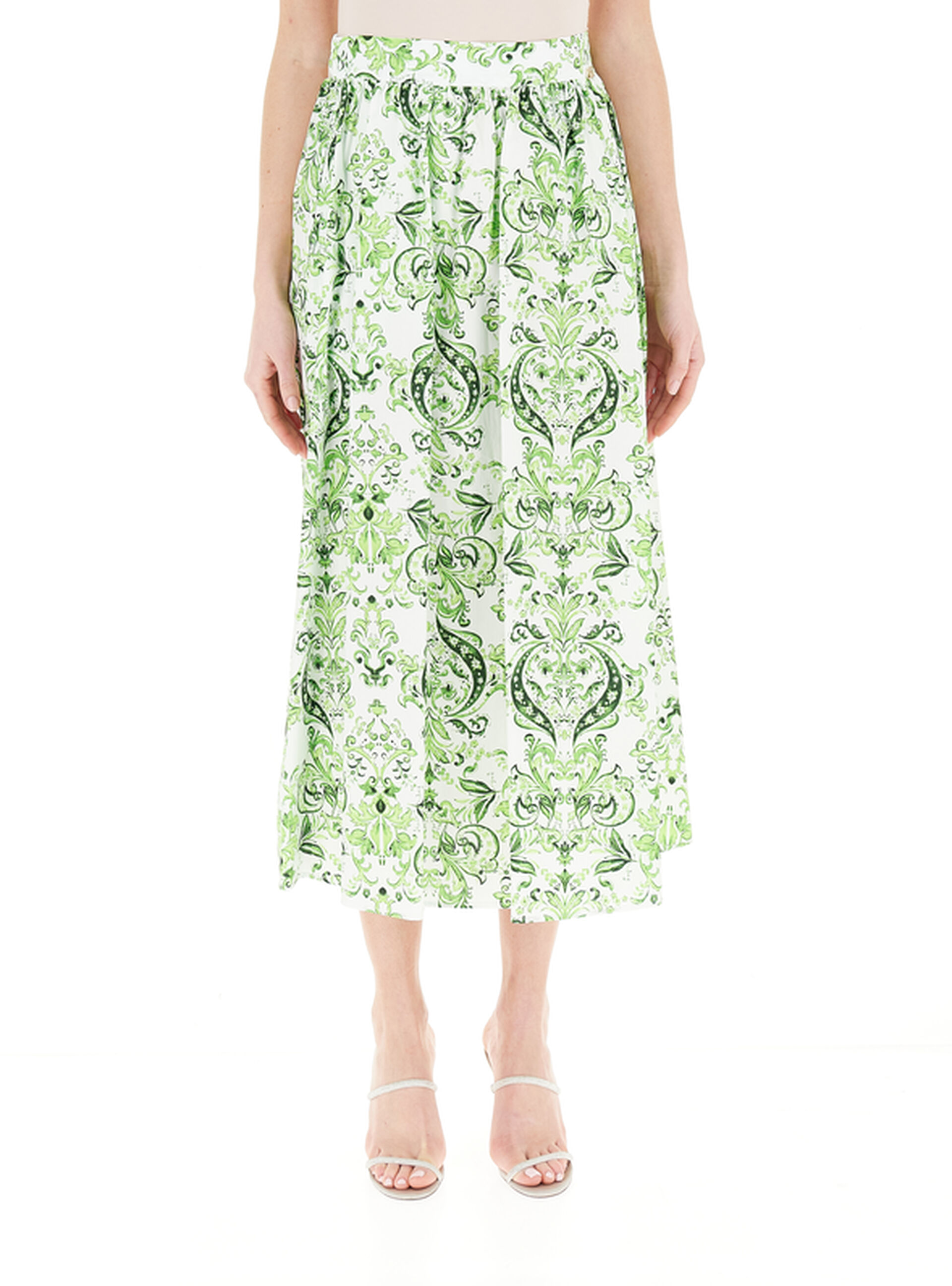 LIU JO Gonna in cotone VERDE