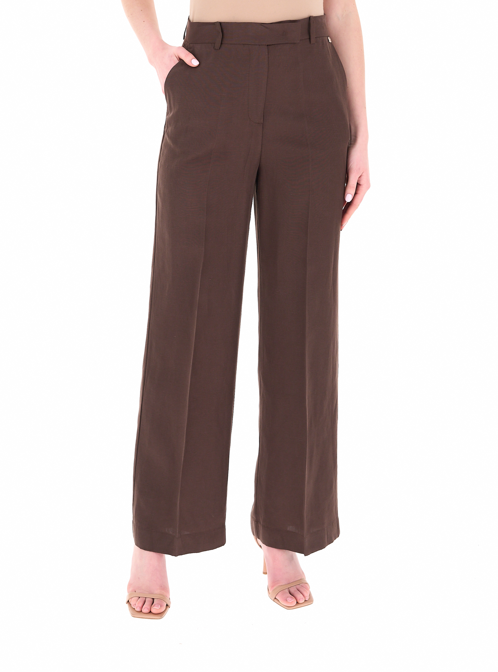 Pantalone a palazzo LIU JEANS MARRONE