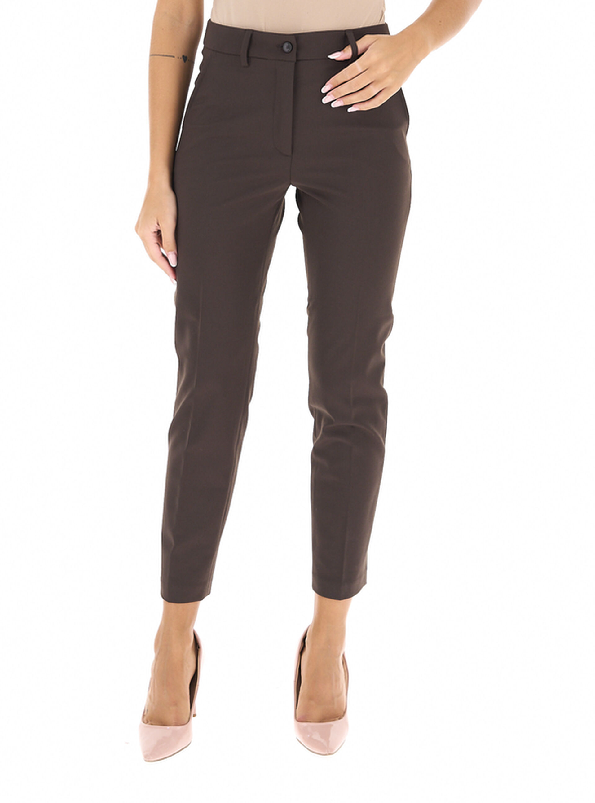 SEVENTY Pantalone chino MARRONE 42