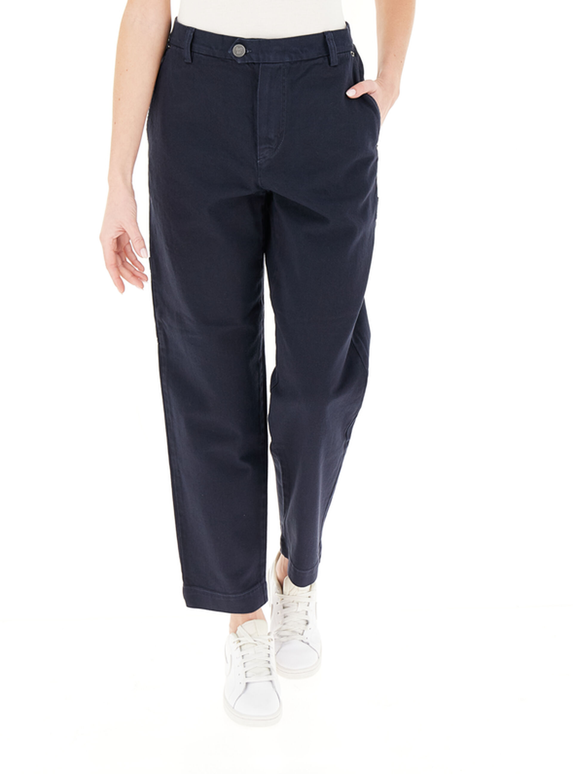 Pantalone in cotone BLU NAVY