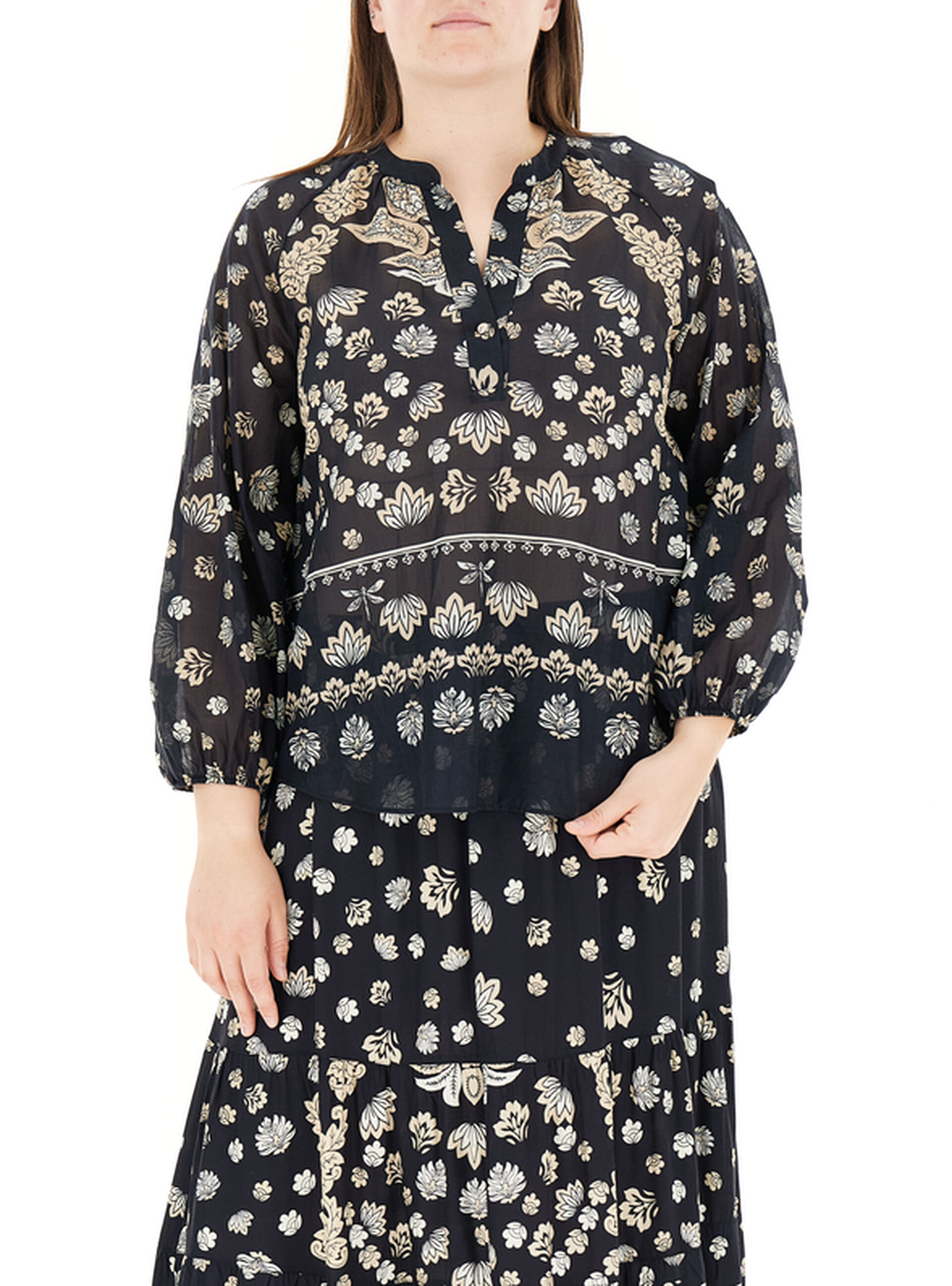 Blusa in cotone COLLECTION NERO