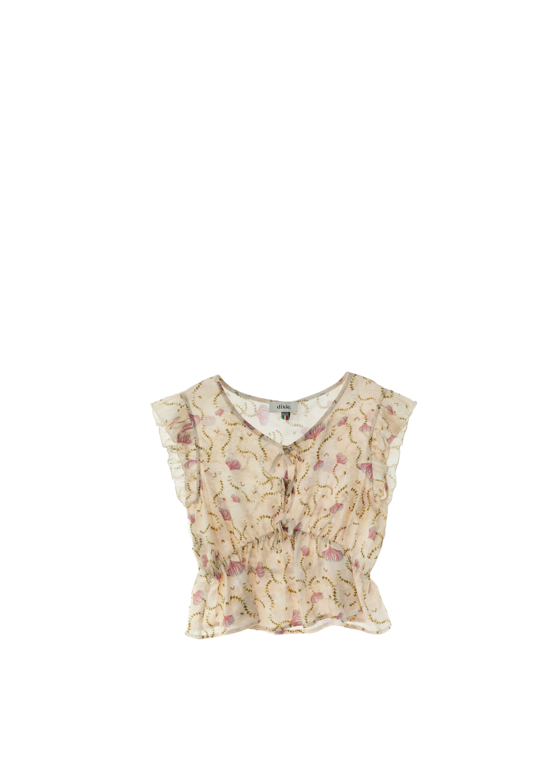 Dixie Blusa in viscosa BEIGE