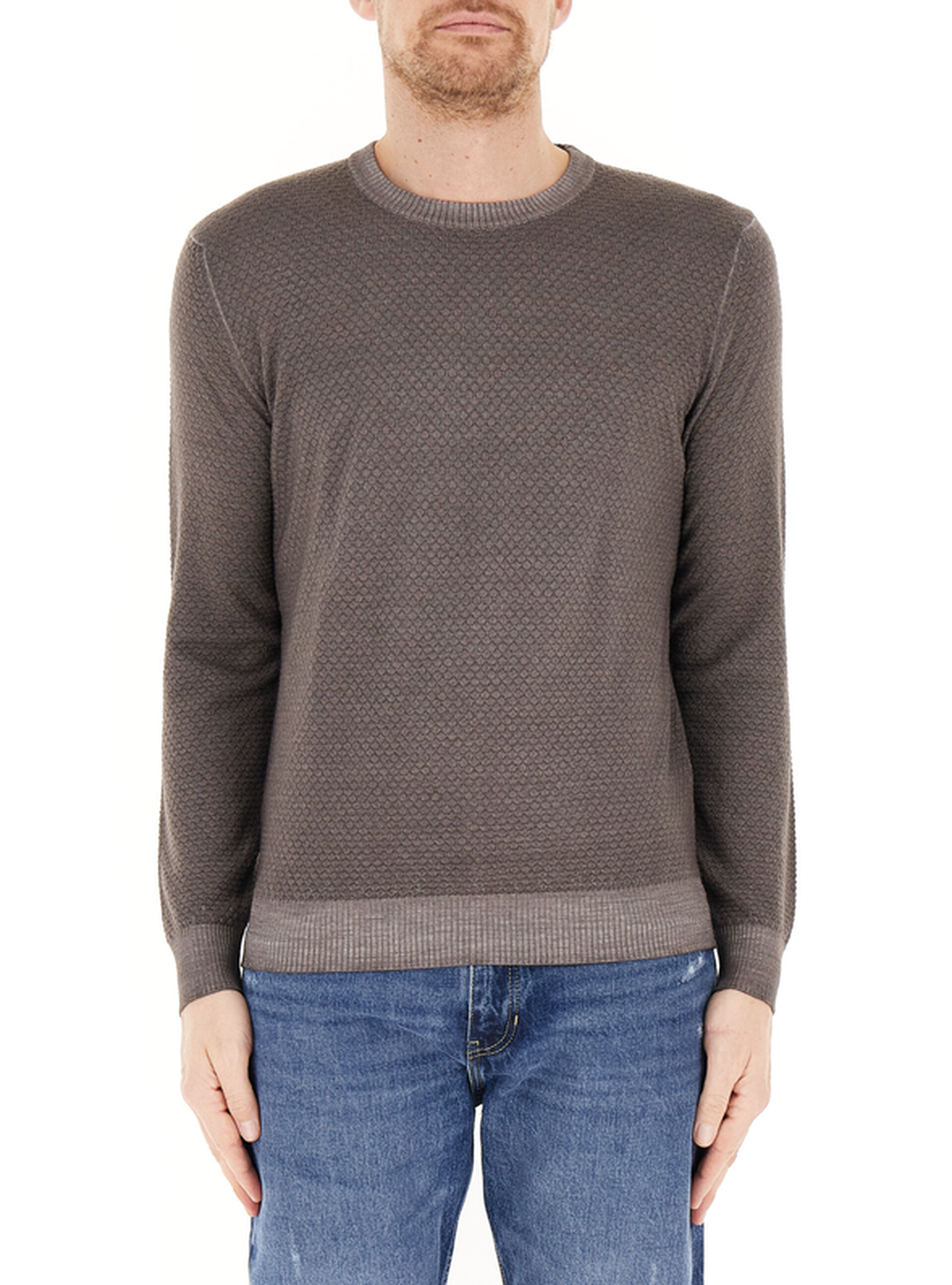 Maglione lana merino FANGO