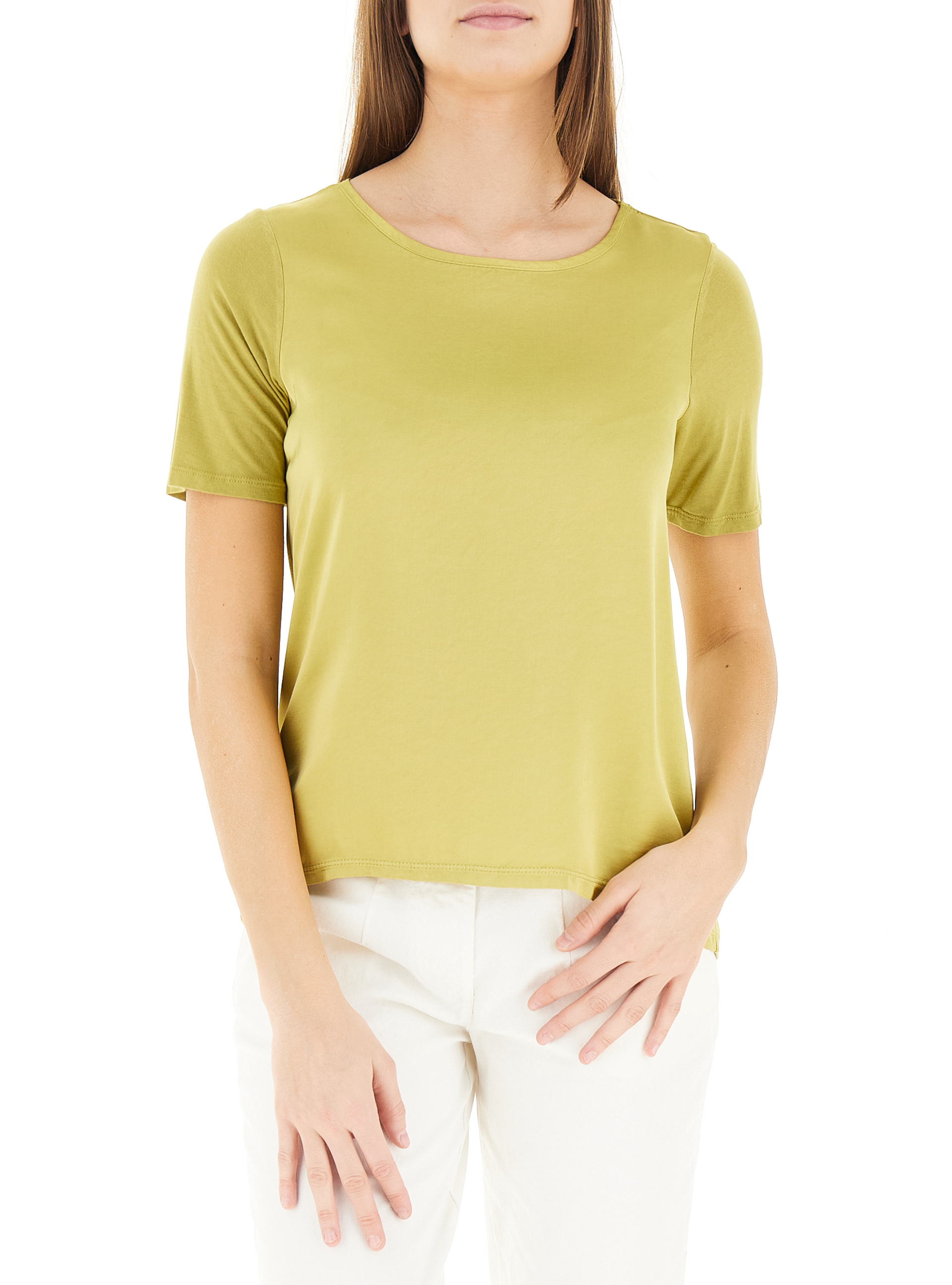 KOCCA Blusa in viscosa VERDE LIME