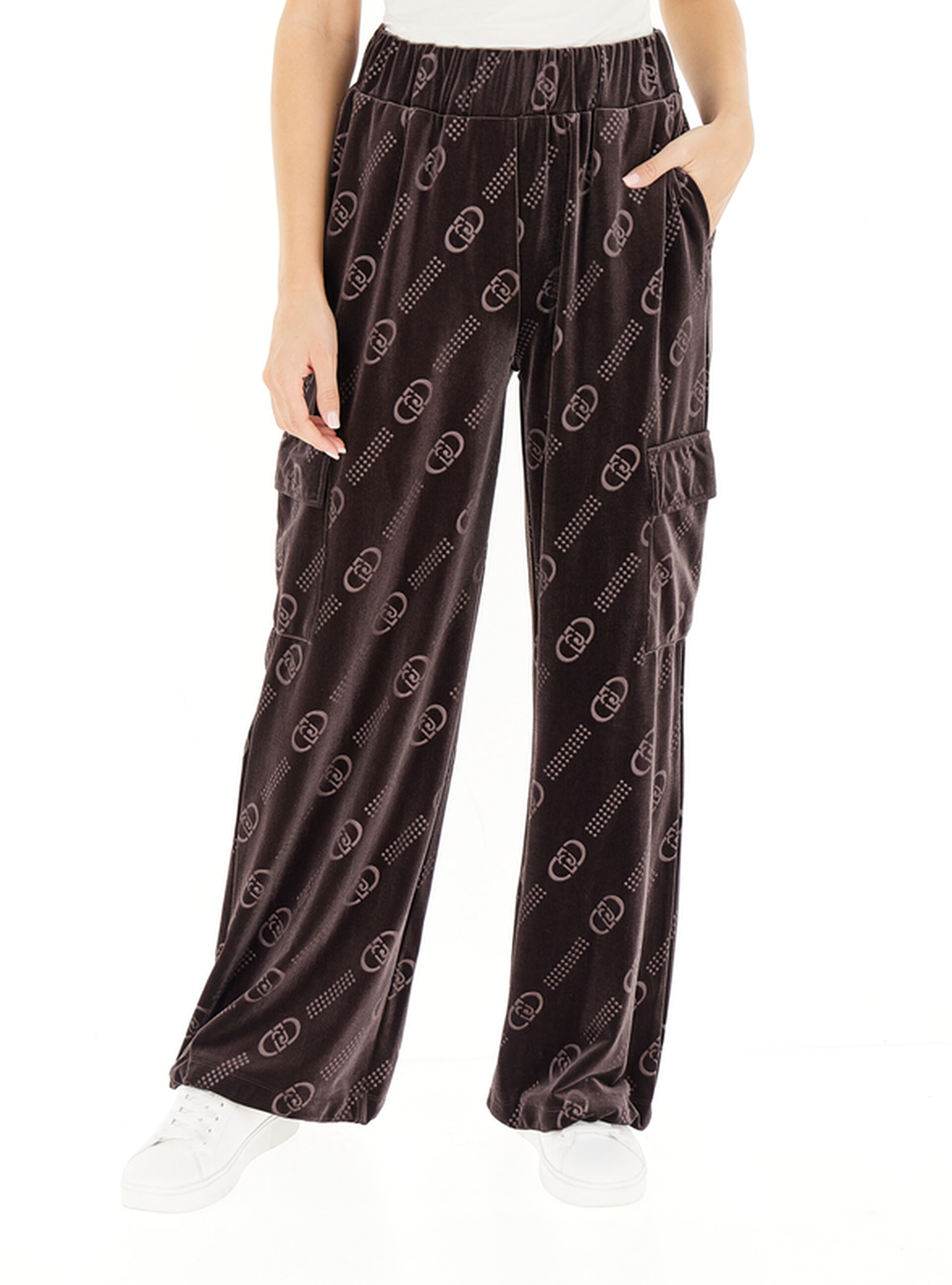 Pantalone in velluto SPORT MARRONE XS