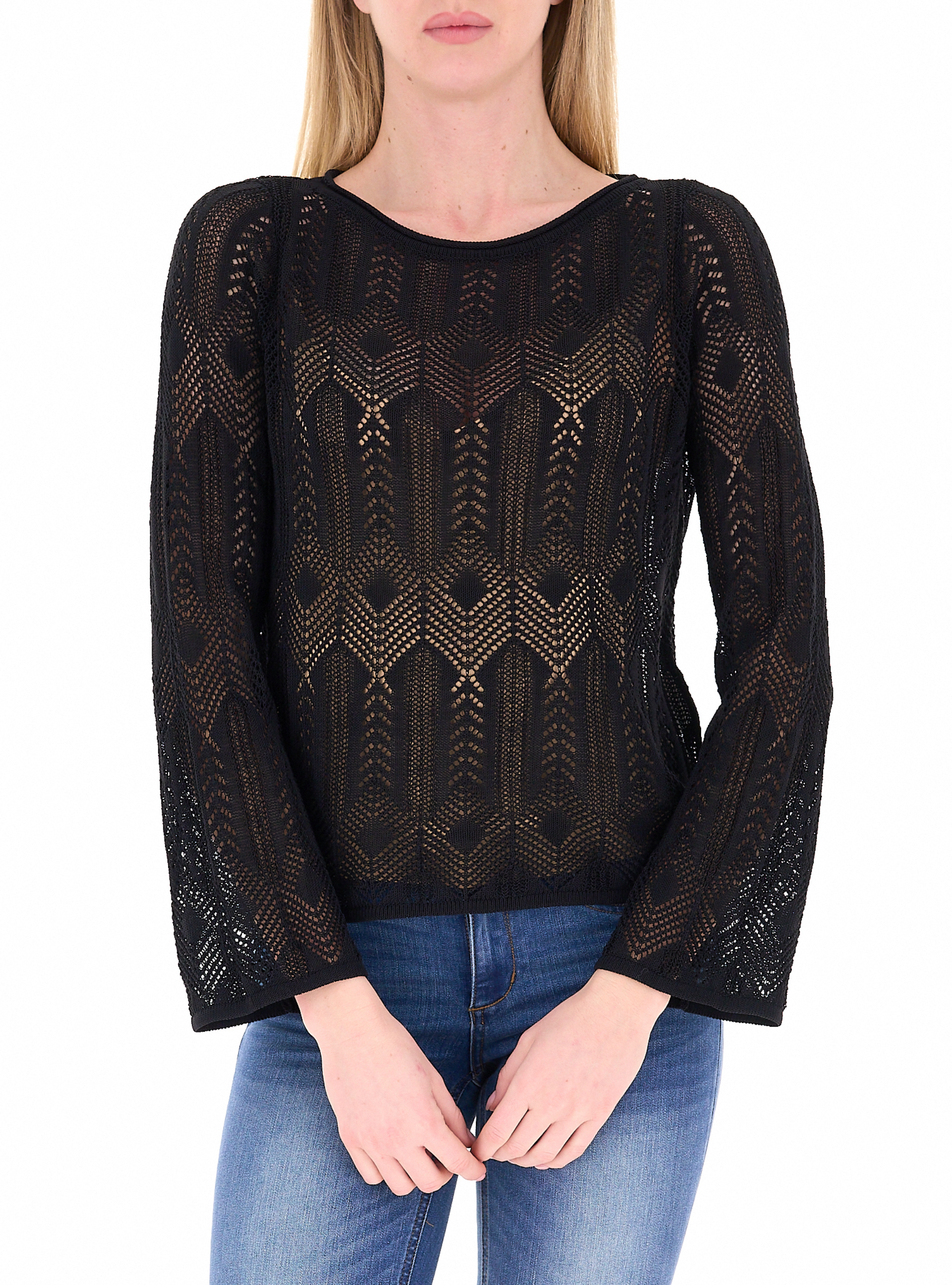 Maglia lavorata LIU JEANS NERO XS