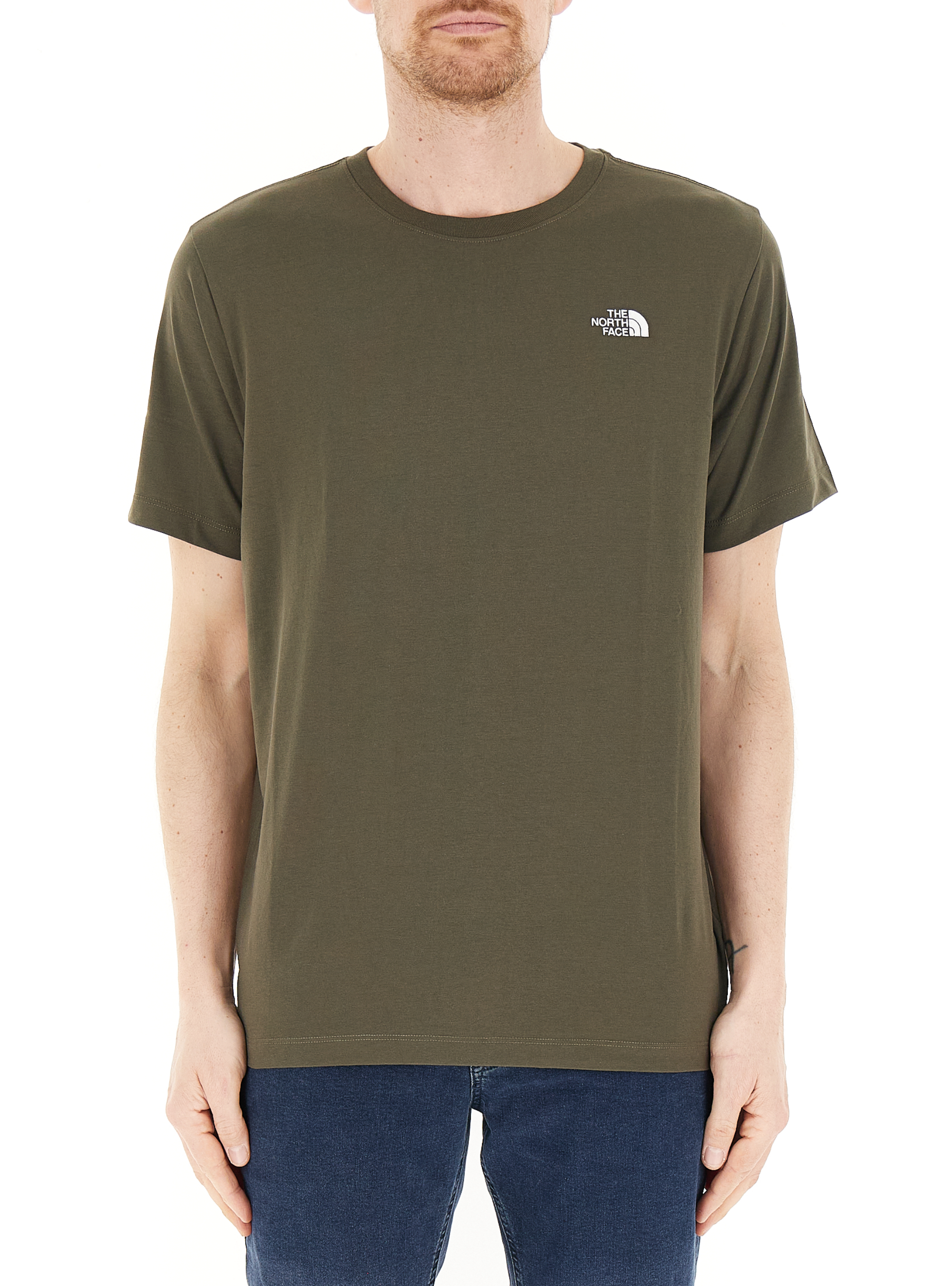 T-shirt girocollo VERDE OLIVA