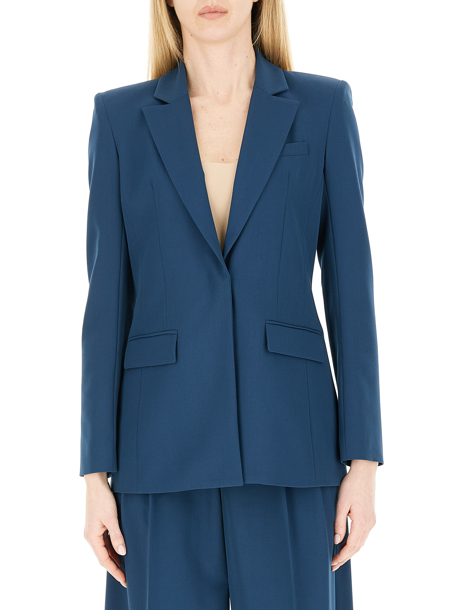 Blazer monopetto BLU OCEANO
