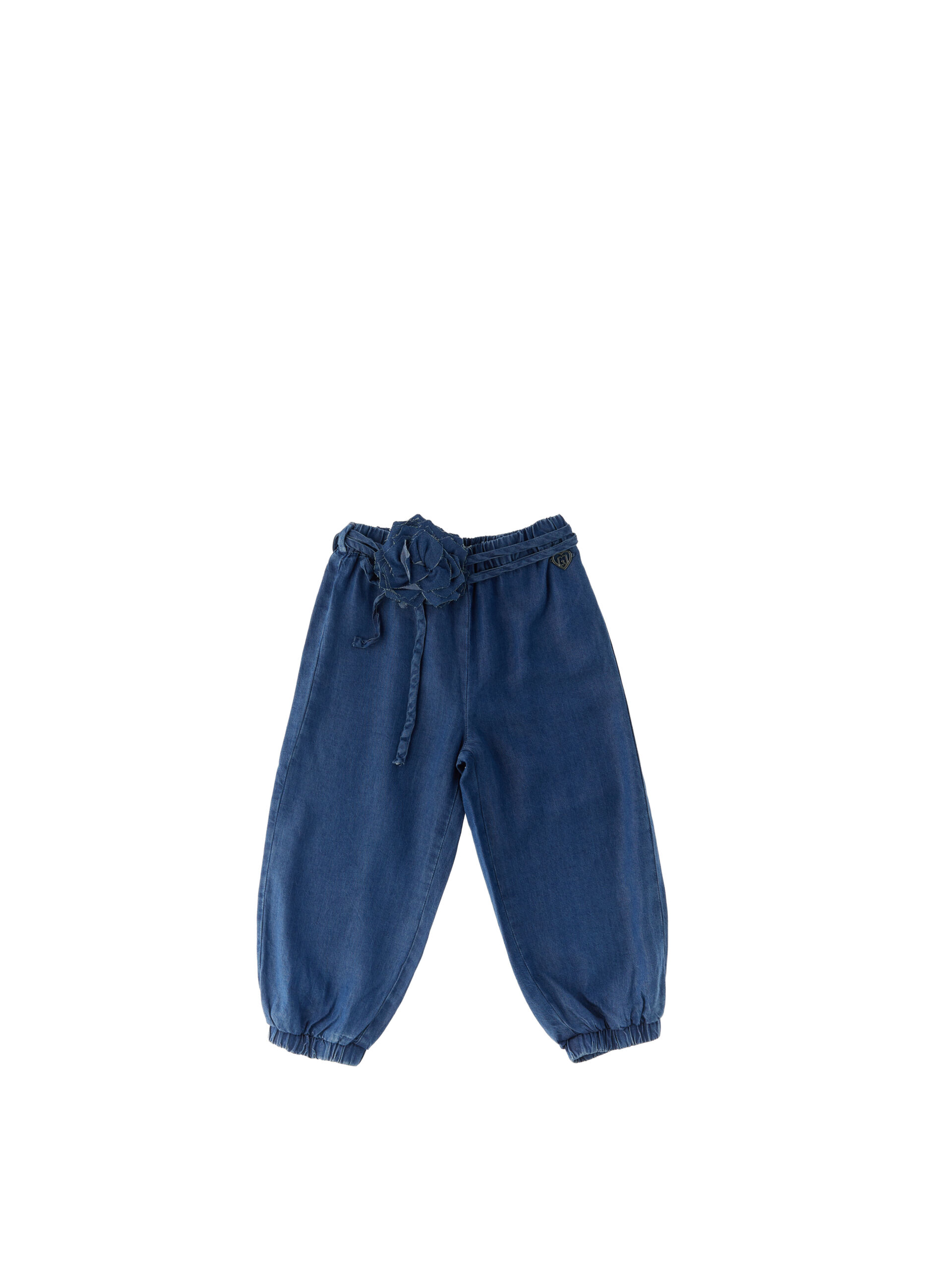 Pantalone con cintura BABY BLU 7A