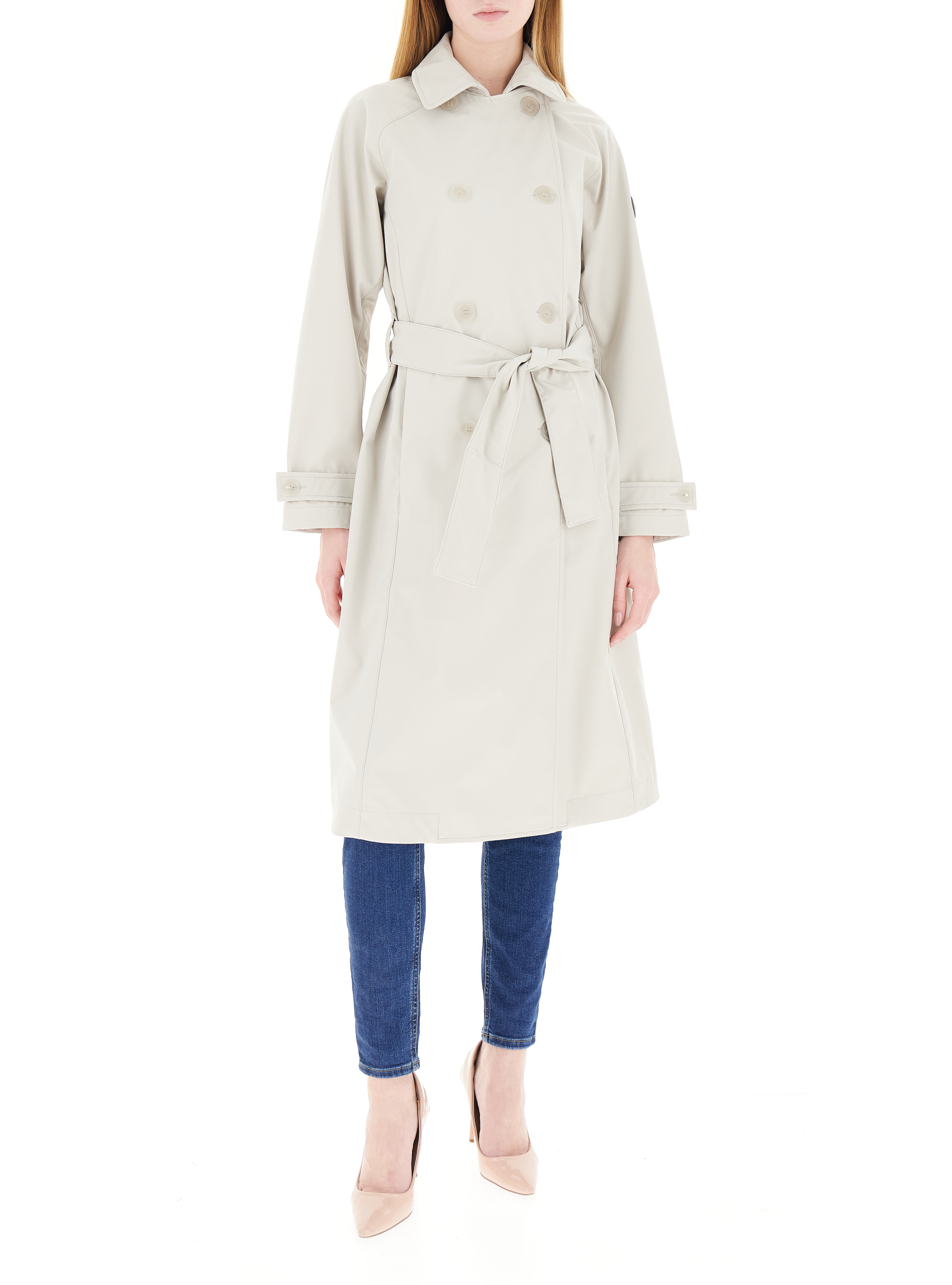 Trench con cintura ORIGINALS GRIGIO CHIARO 46