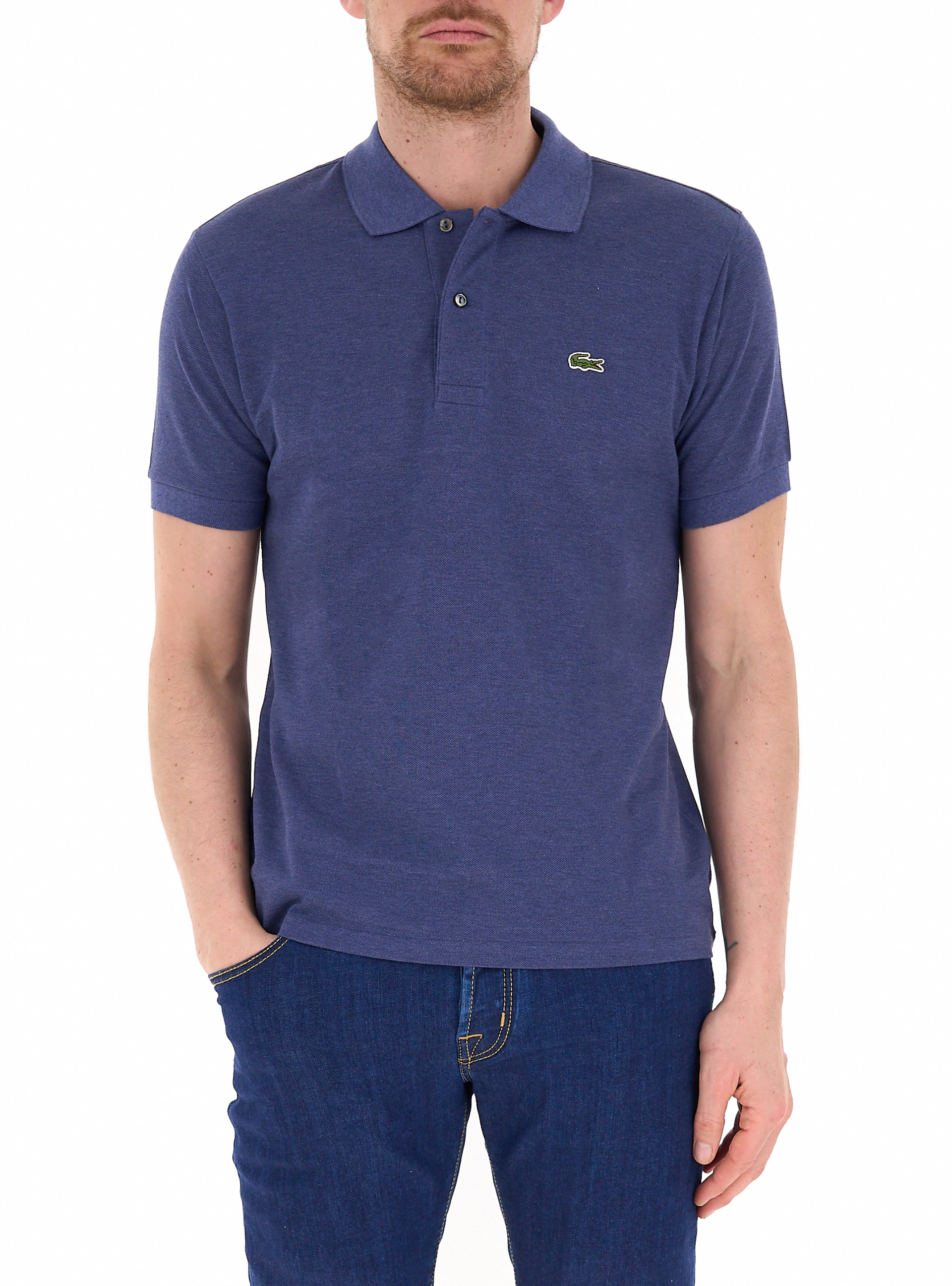 Lacoste Polo in cotone BLU AVIO