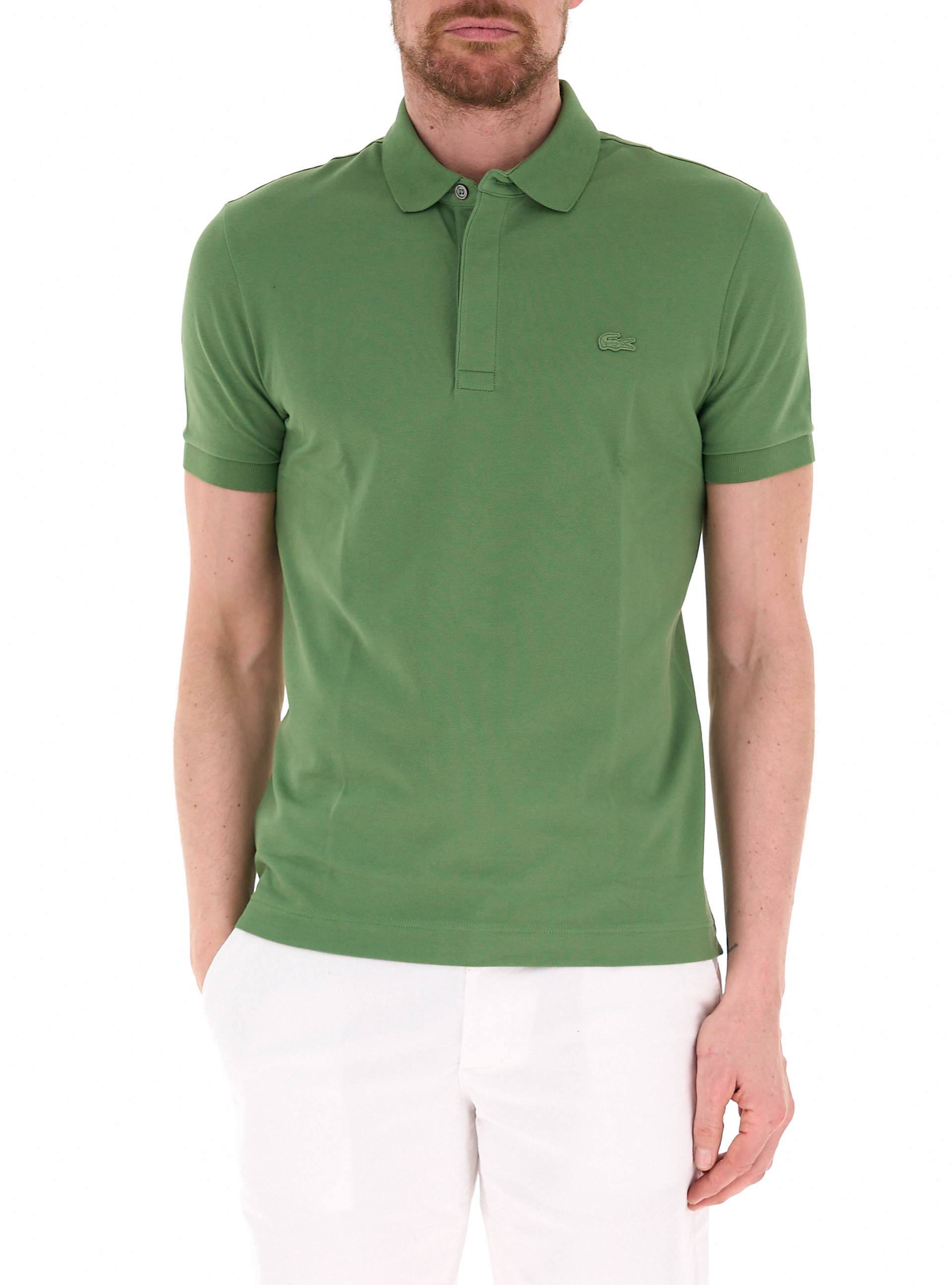 Lacoste Polo in cotone VERDE