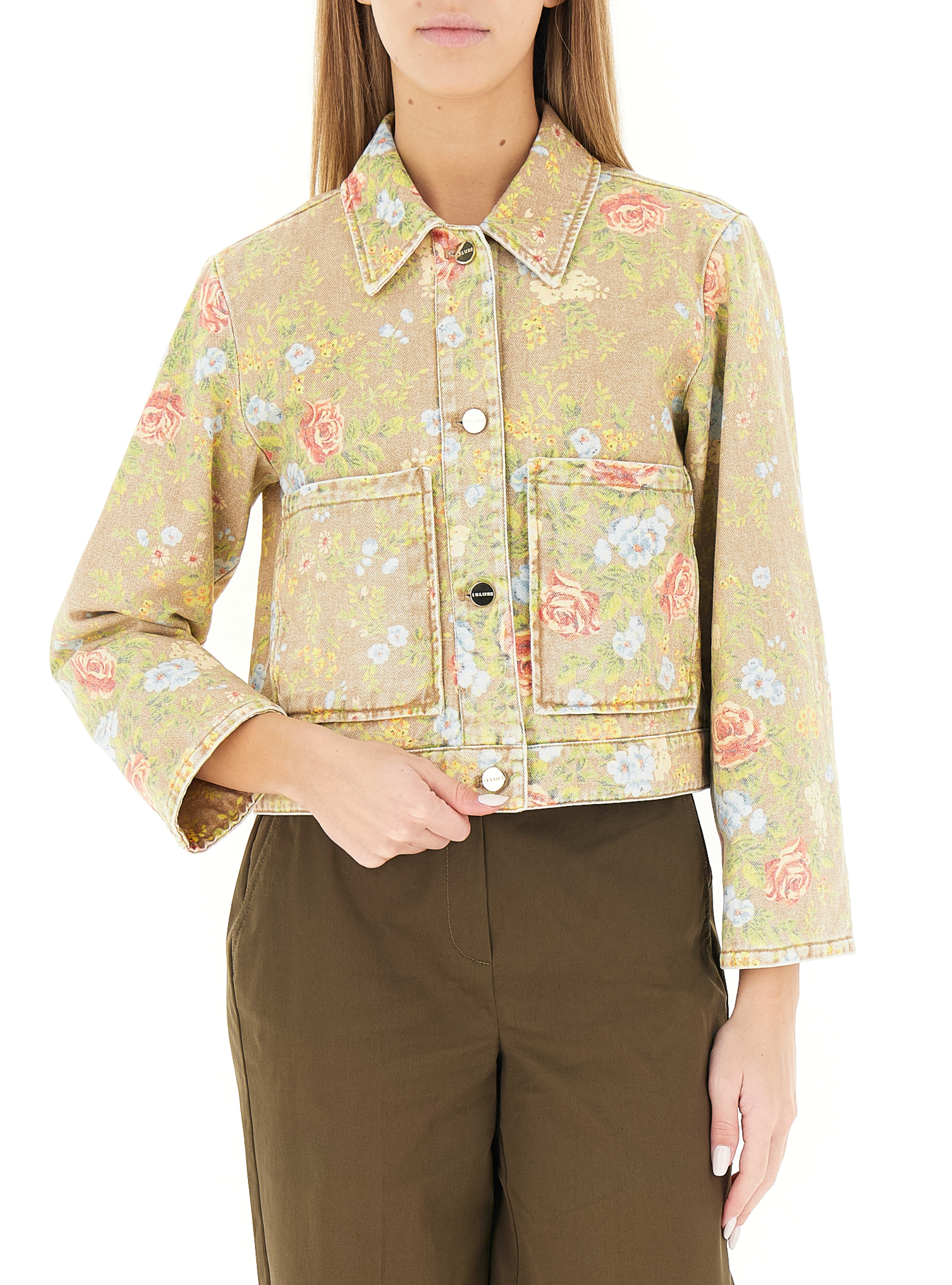 I BLUES Giacca in cotone BEIGE 40