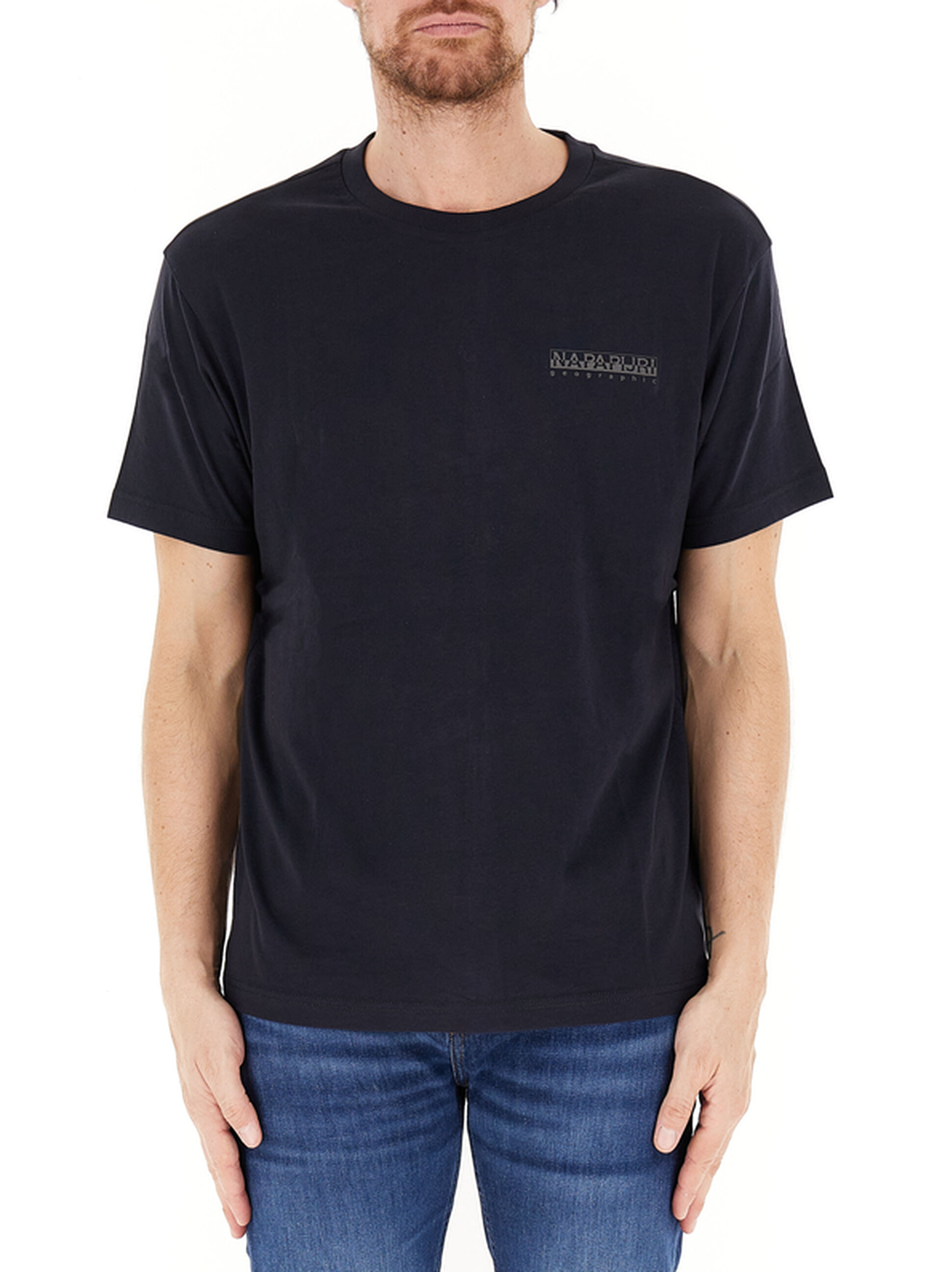 Napapijri T-shirt con logo NERO