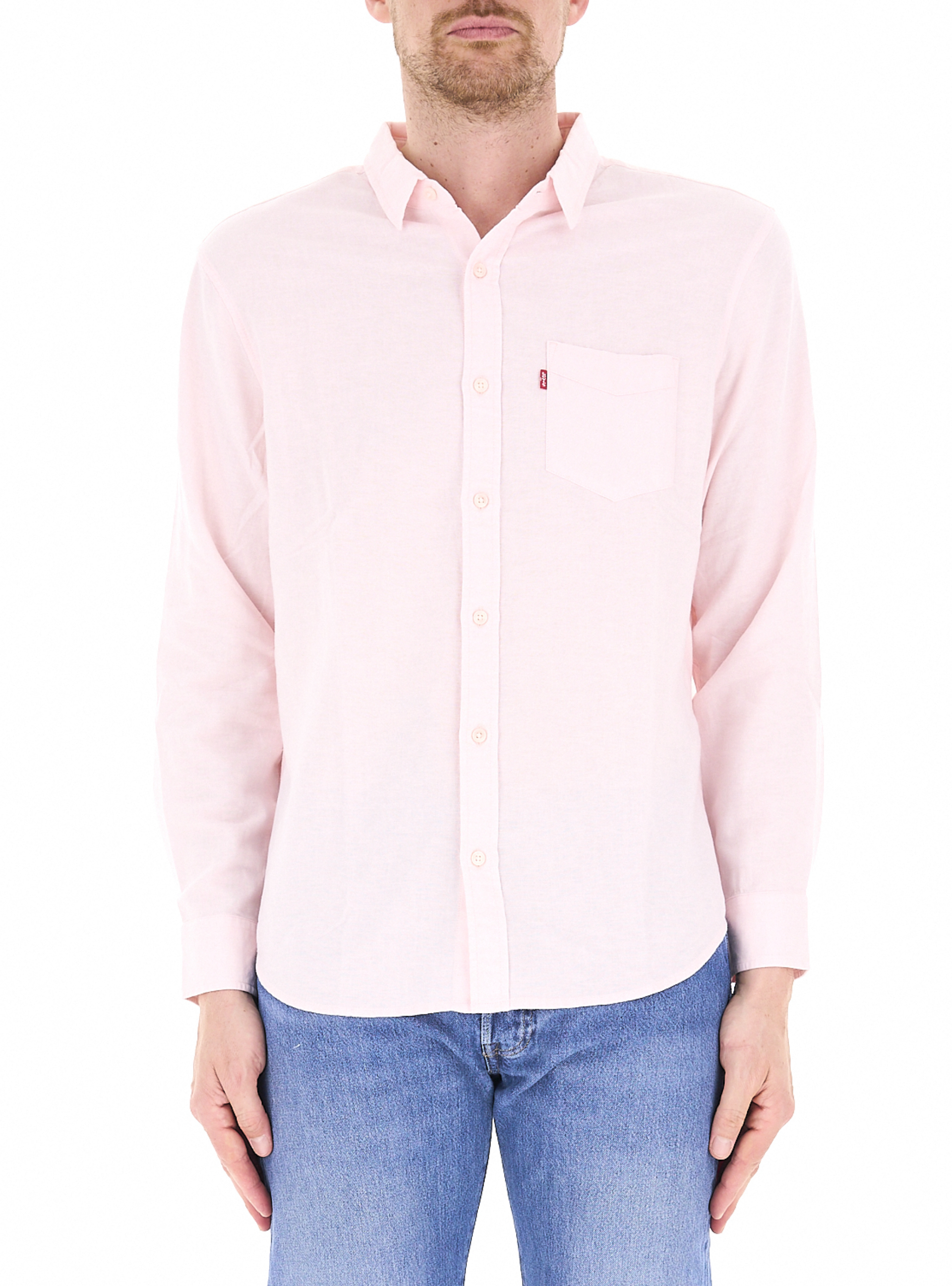 Camicia misto lino LEVI'S ROSA CHIARO