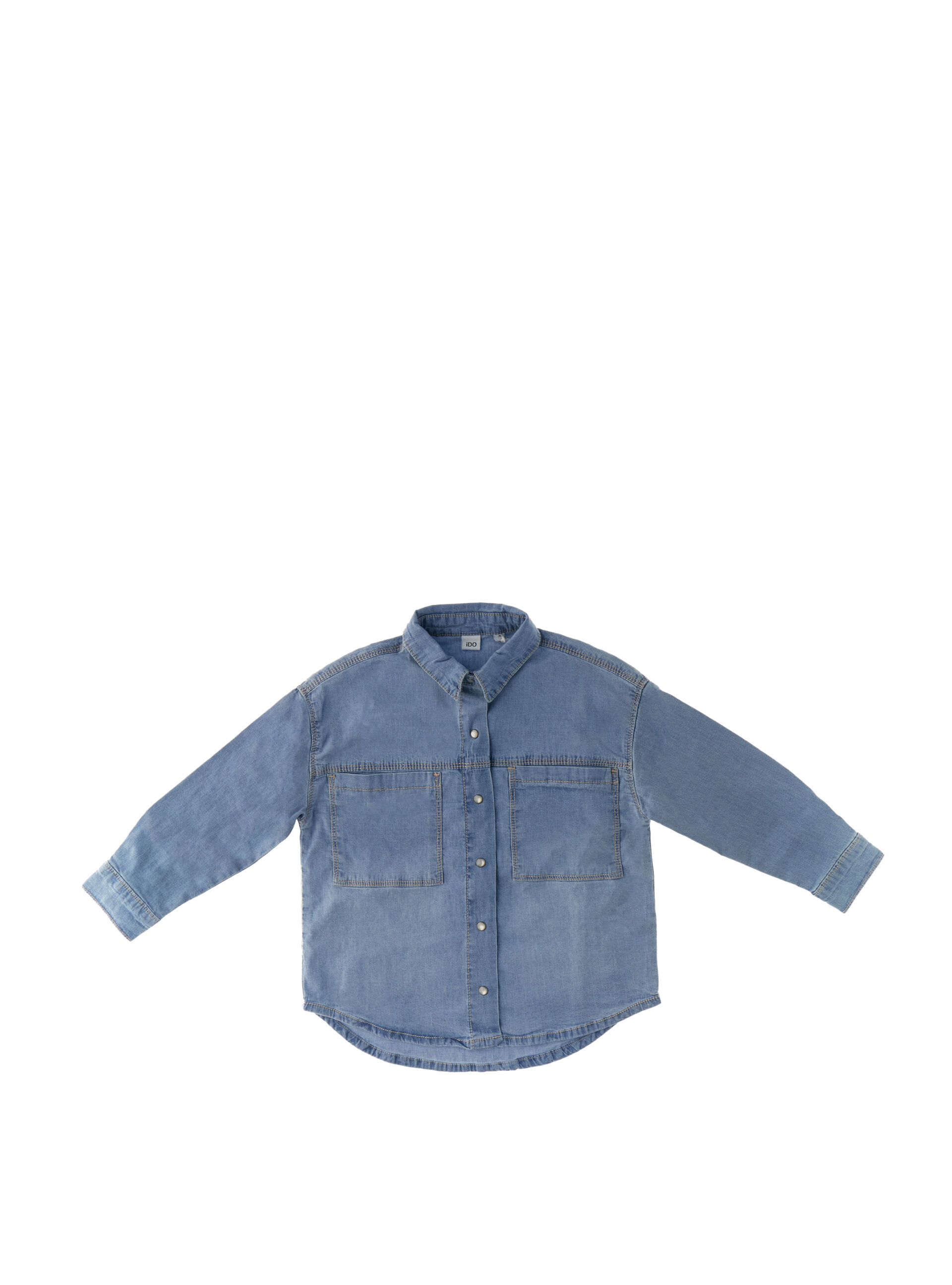 IDO Camicia in jeans BLU CHIARO