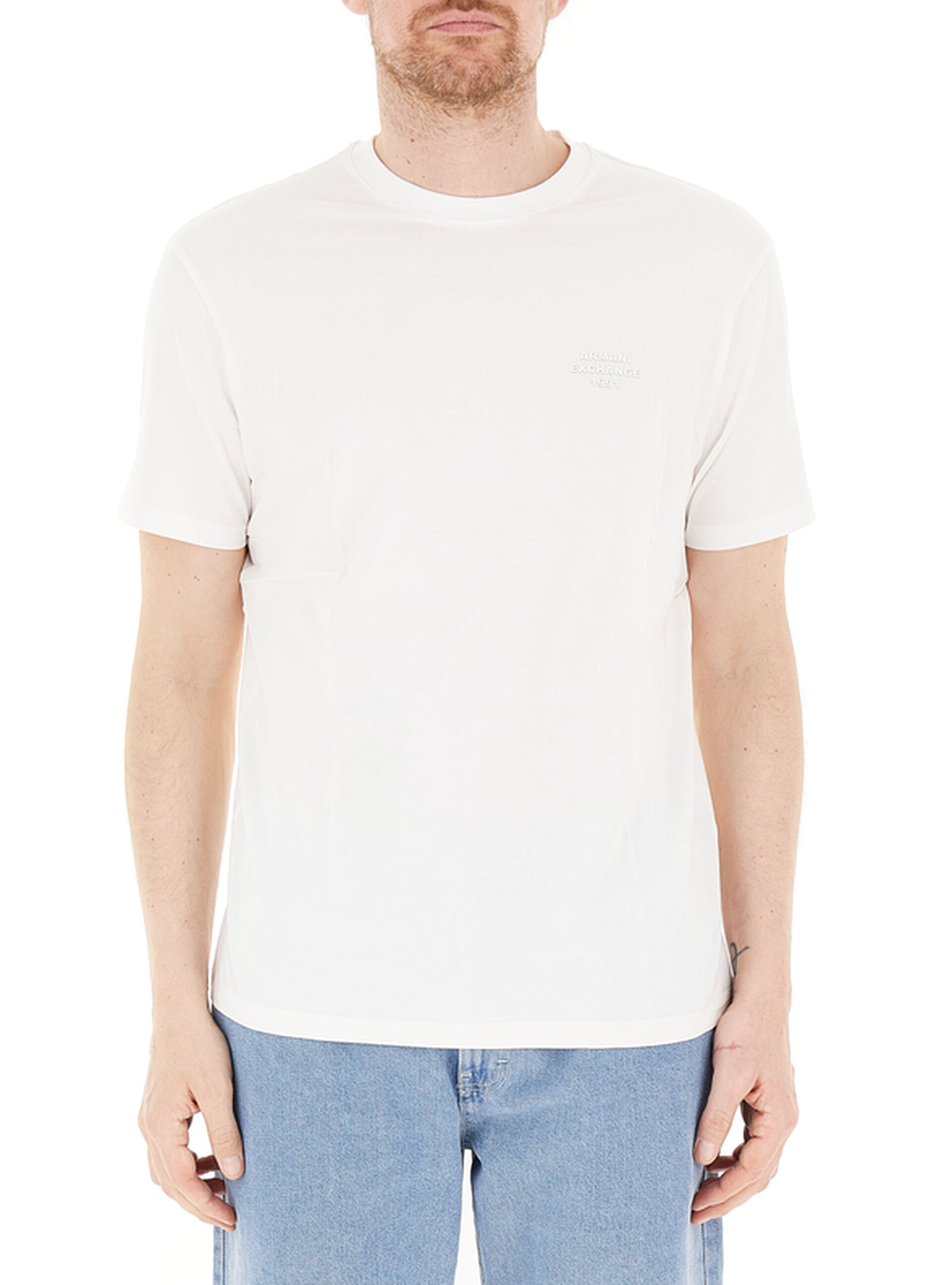 T-shirt girocollo BIANCO