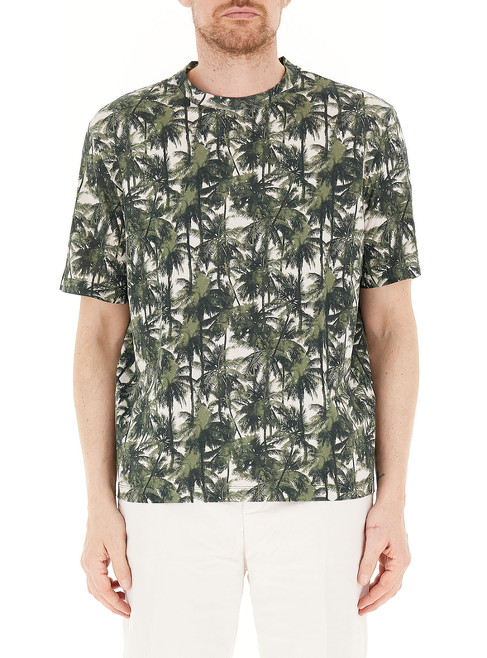 T-shirt girocollo VERDE