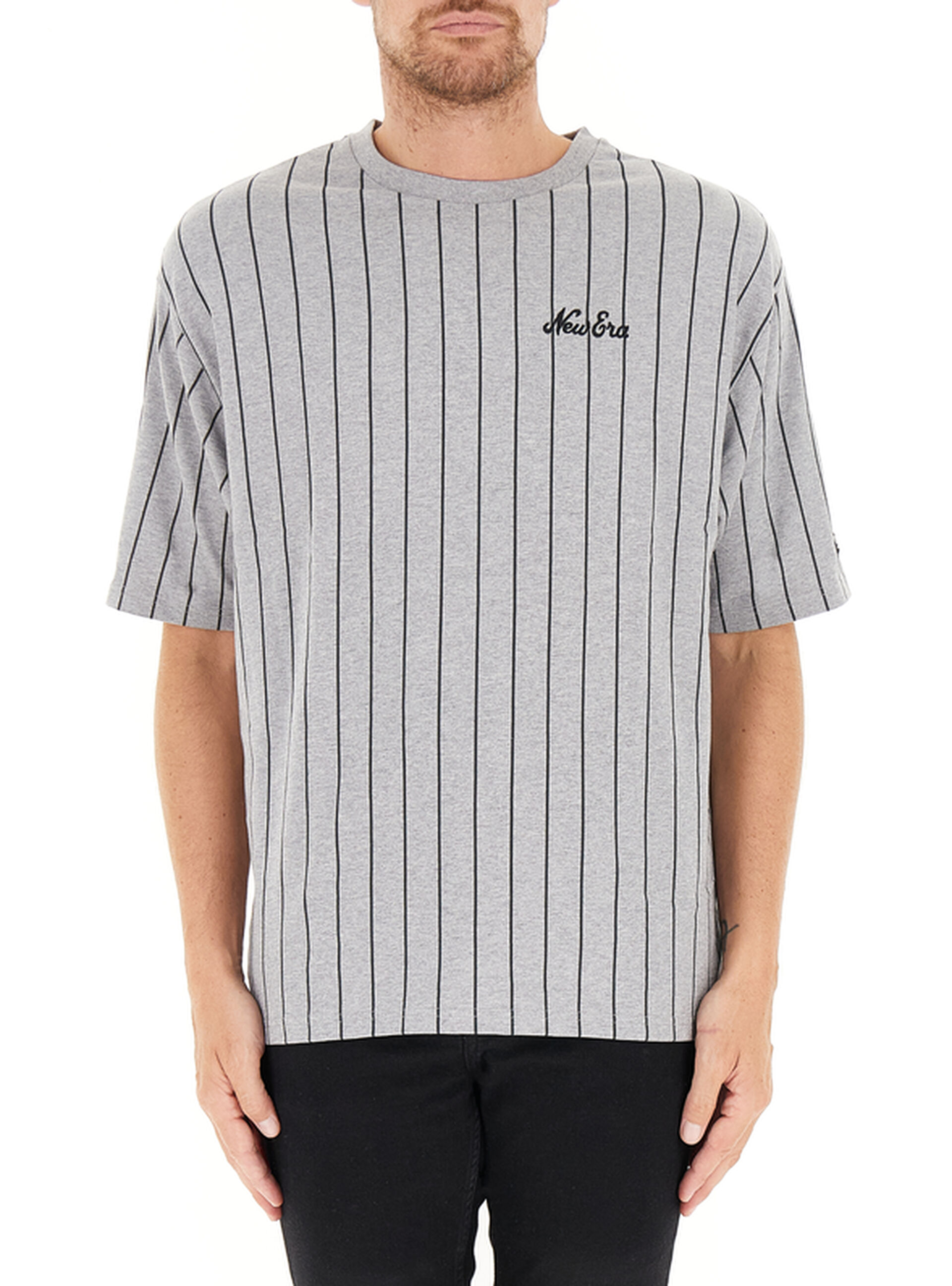New era T-shirt girocollo GRIGIO M