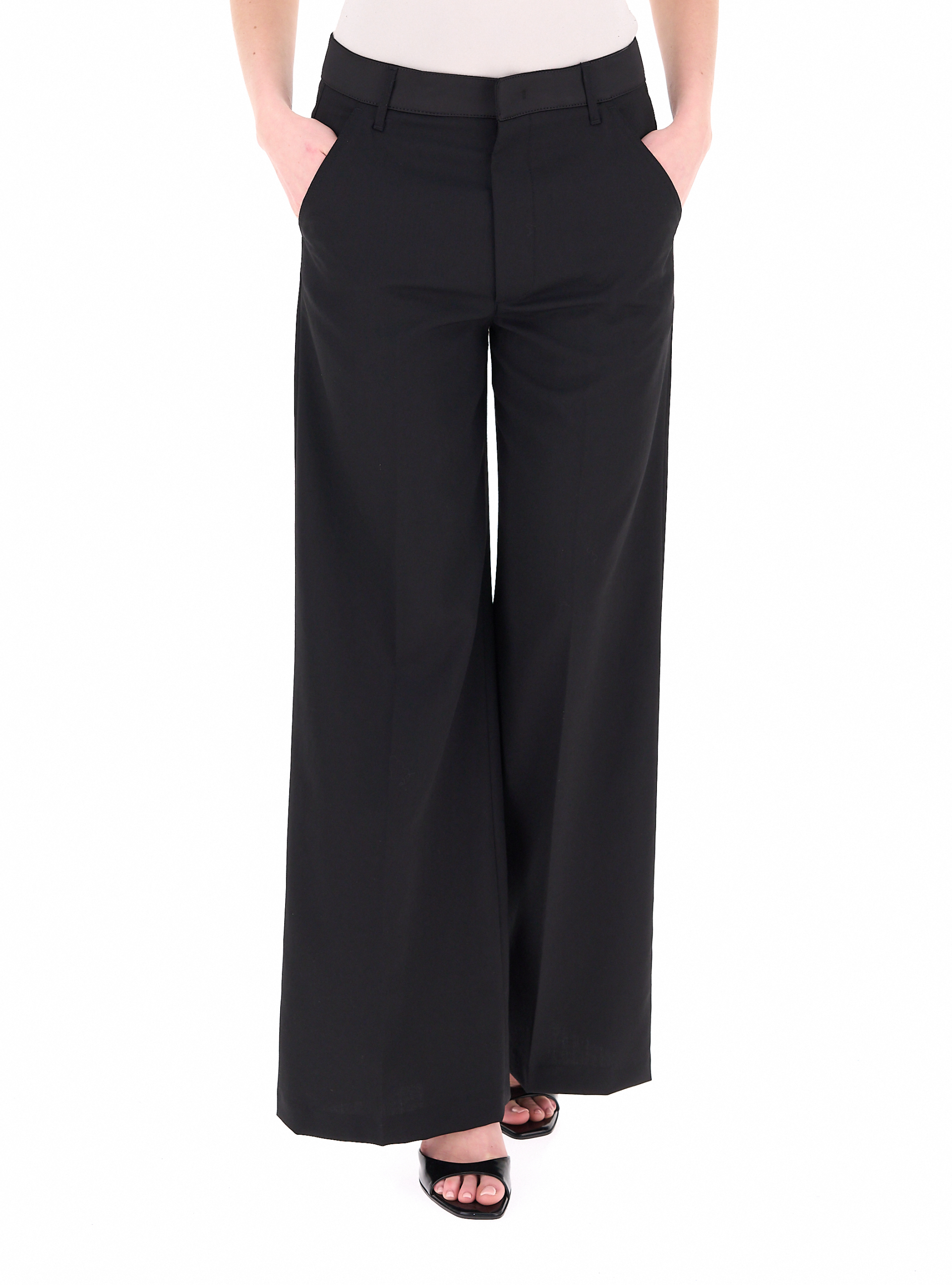 DONDUP Pantalone in cotone NERO 28